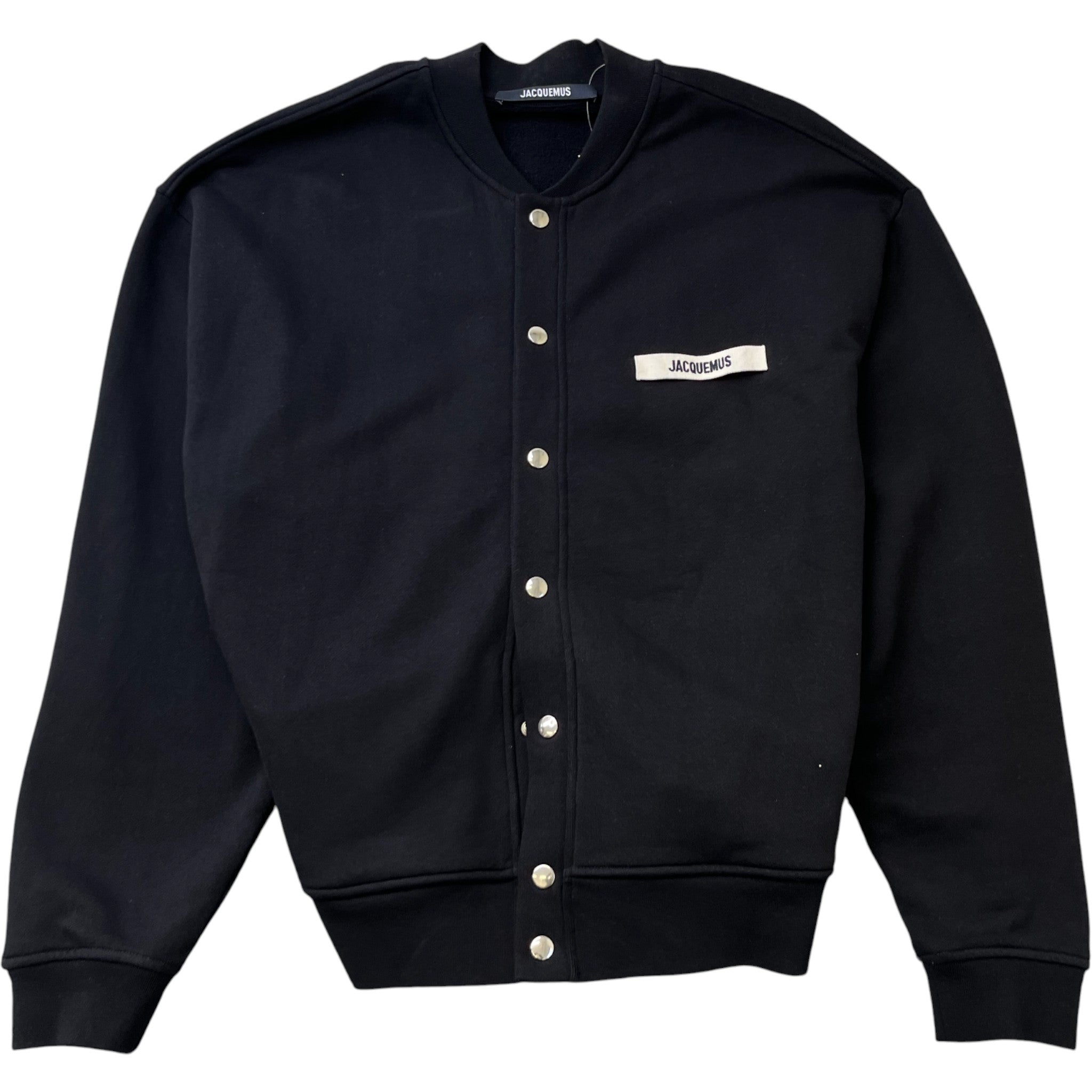 Men's Gros Grain Cardigan Black Size S