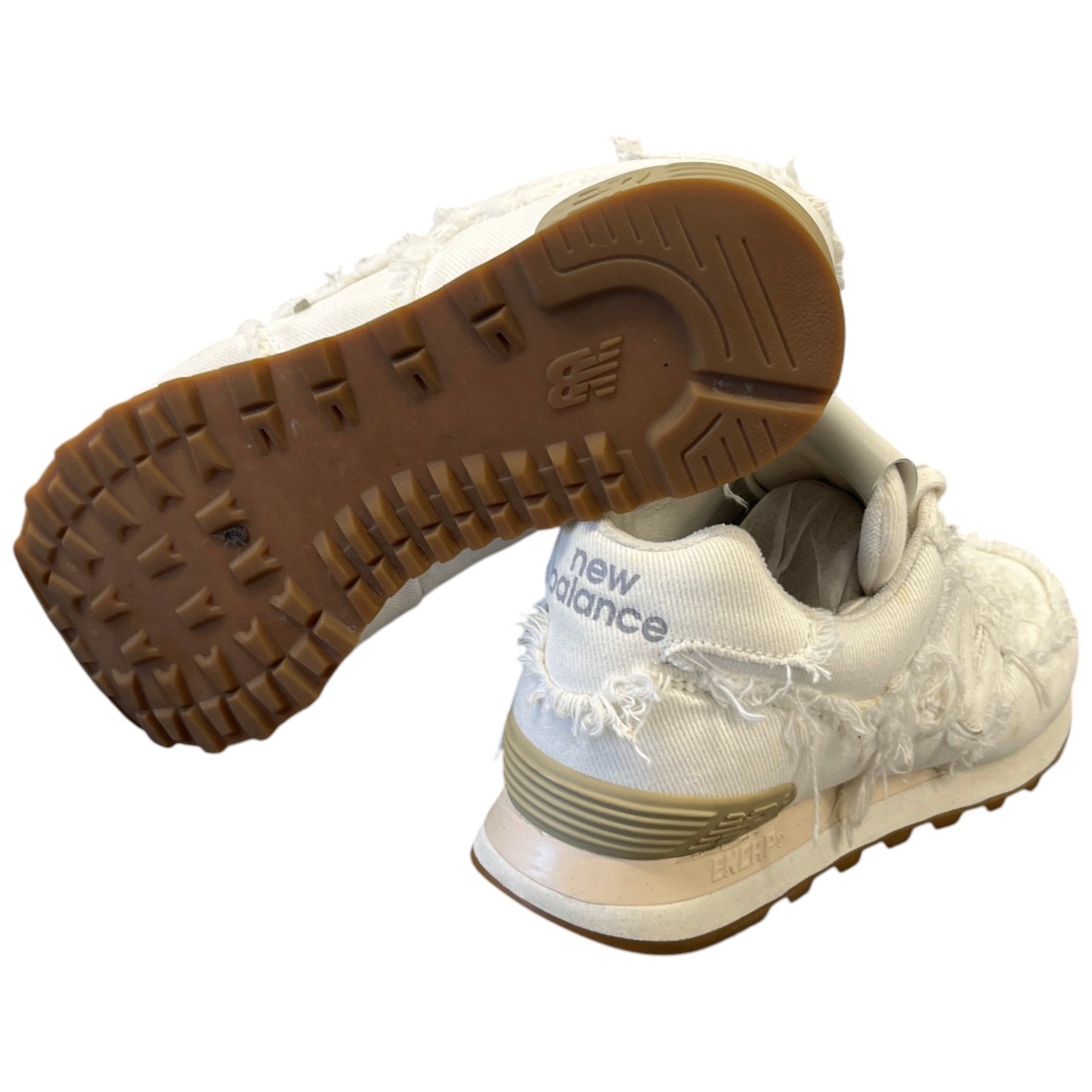 Women's X New Balance Low Trainers White Size EU 38 / UK 5