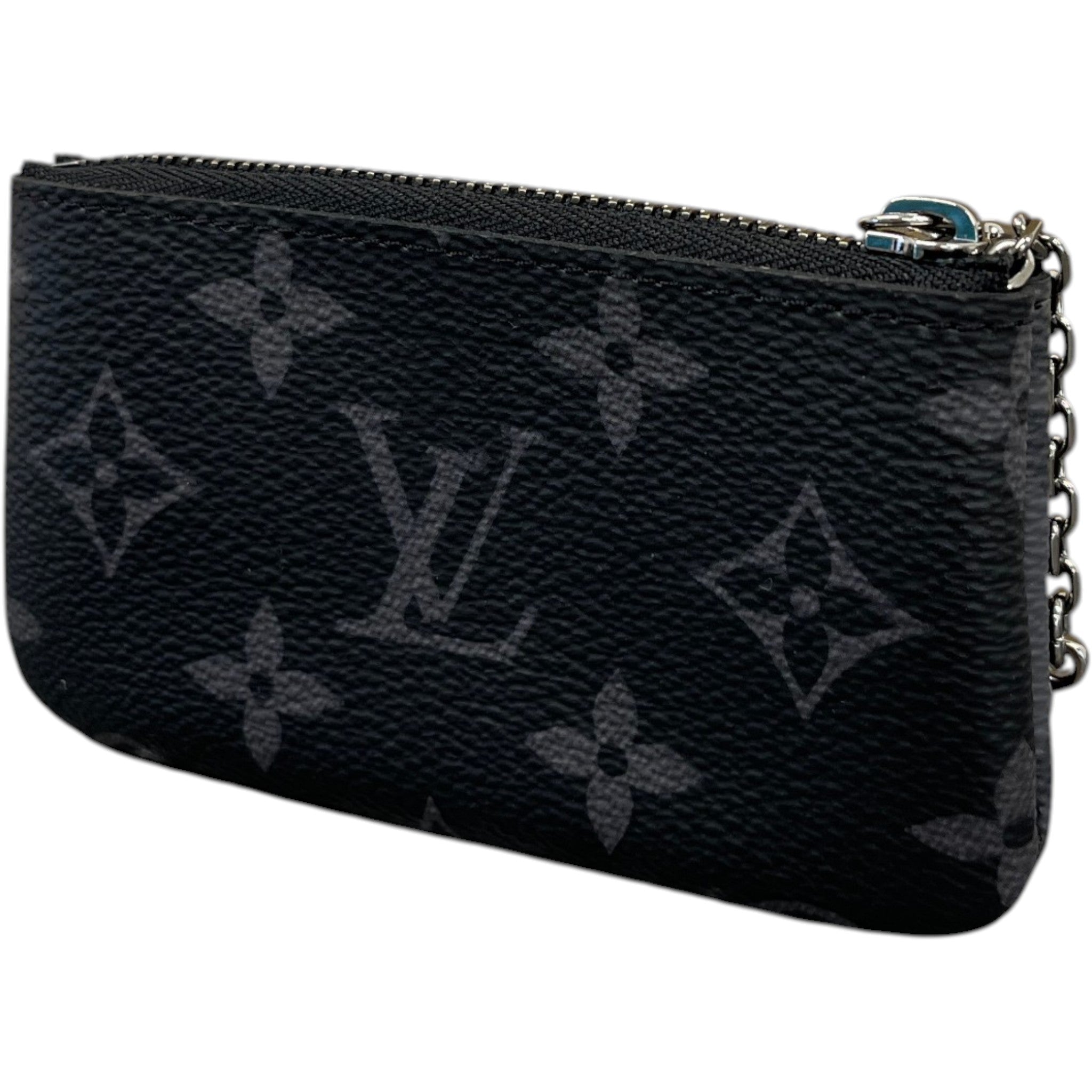 Monogram Eclipse Key Pouch Keyring Grey