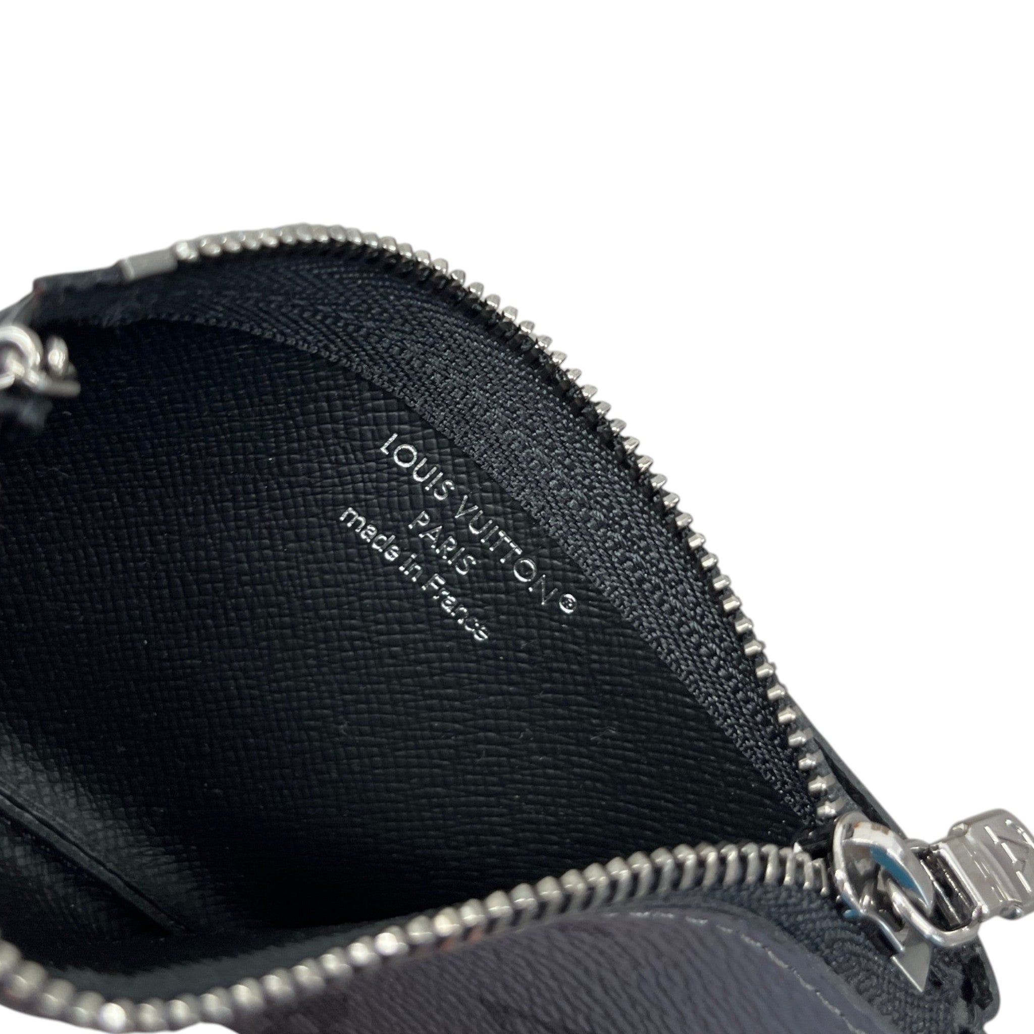 Monogram Eclipse Key Pouch Keyring Grey