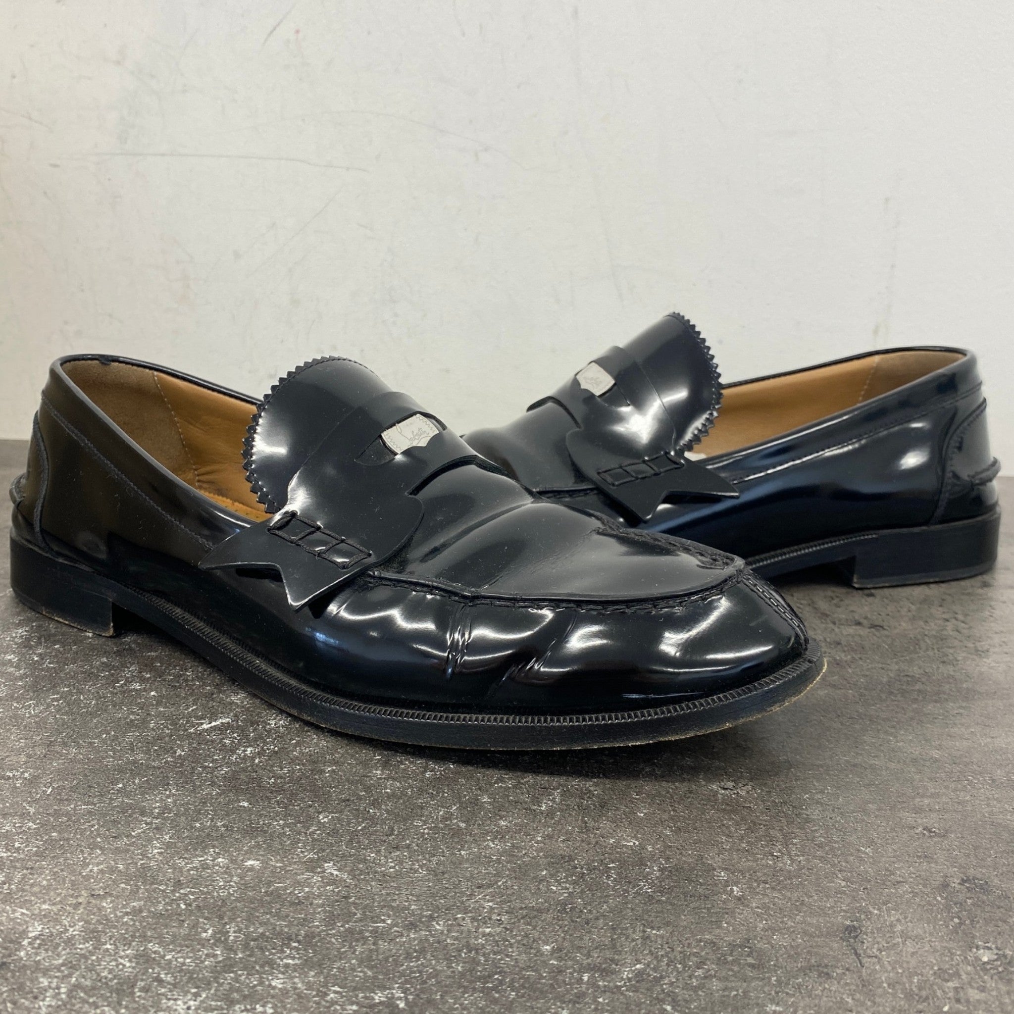 Men's Derby Loafers Black Size EU 42.5 / UK 8.5