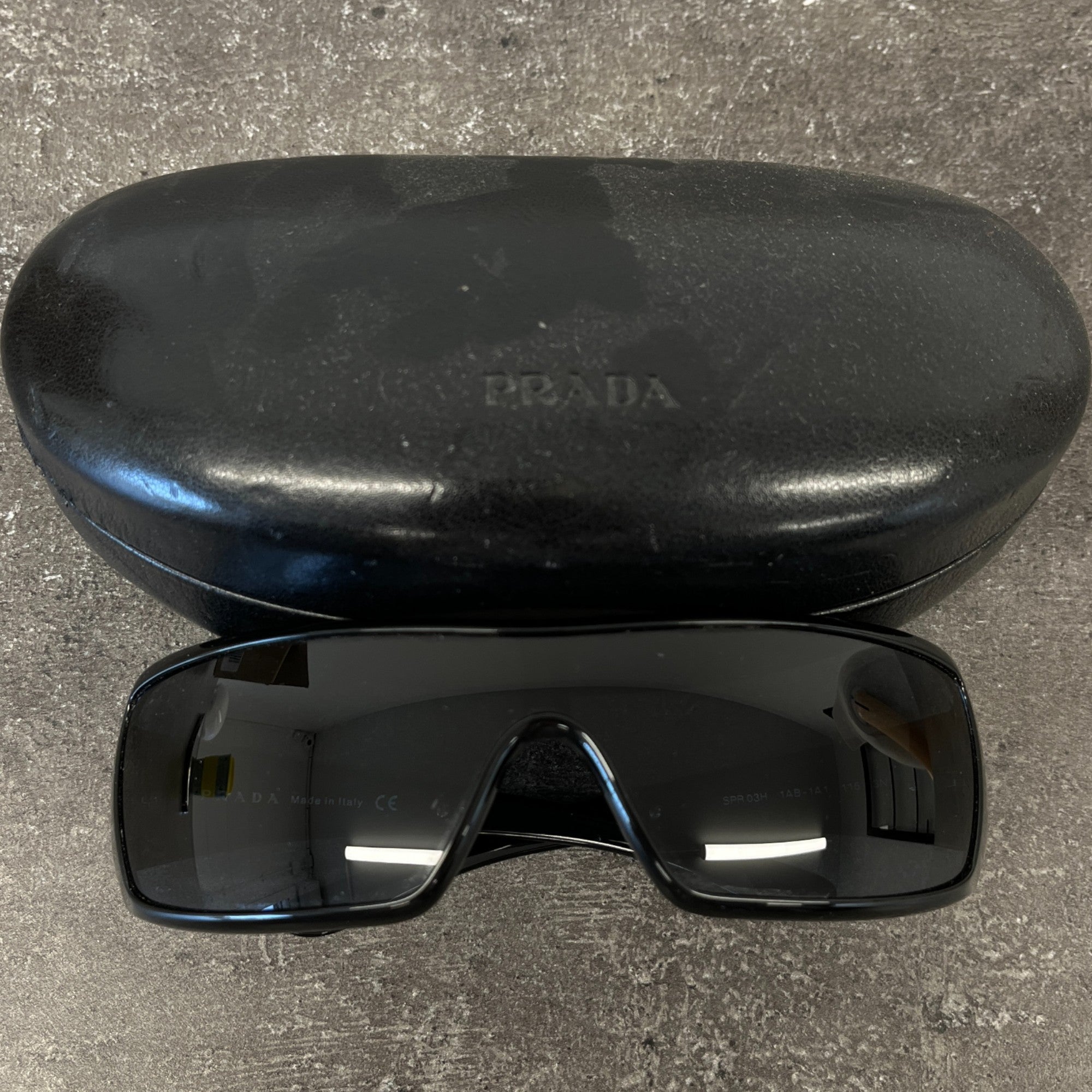 Men's Spr 03H Sunglasses Black