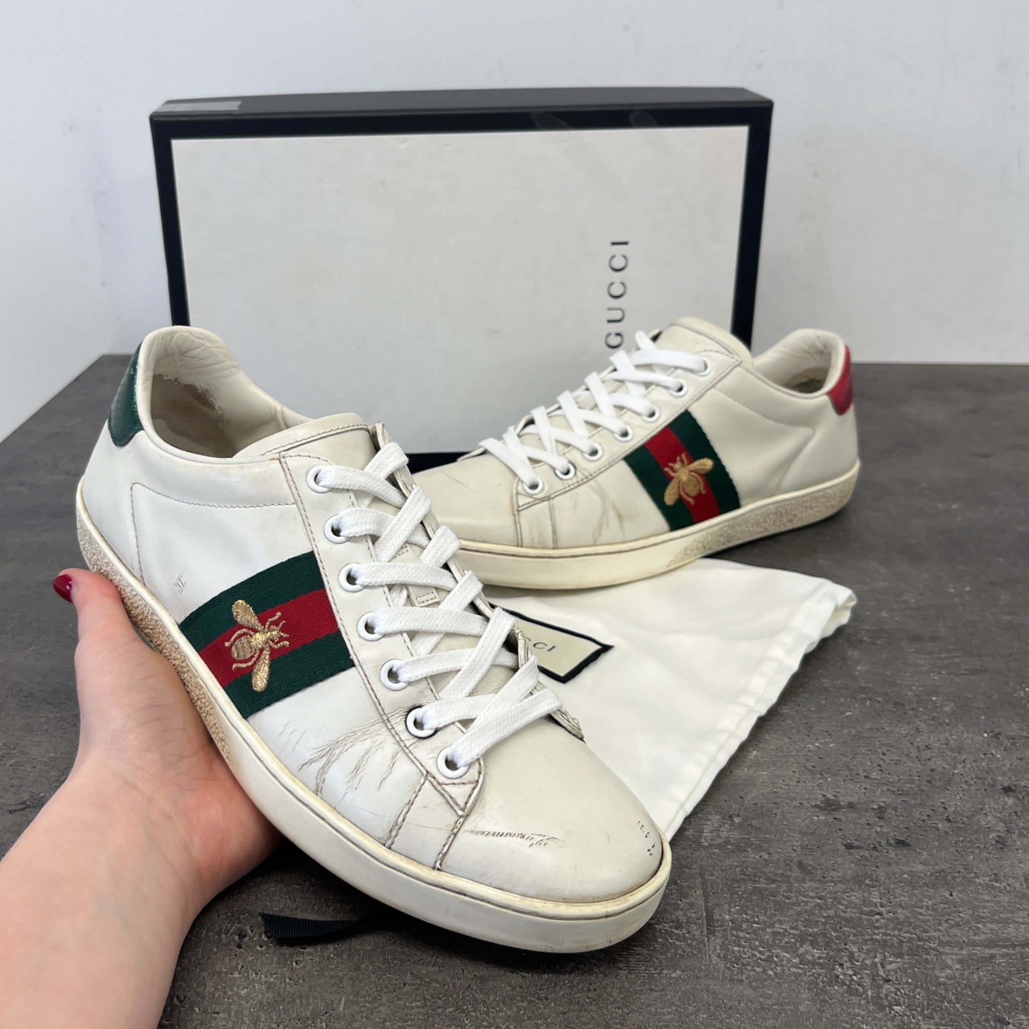 Women's Ace Web Low Trainers White Size EU 37.5 / UK 4.5