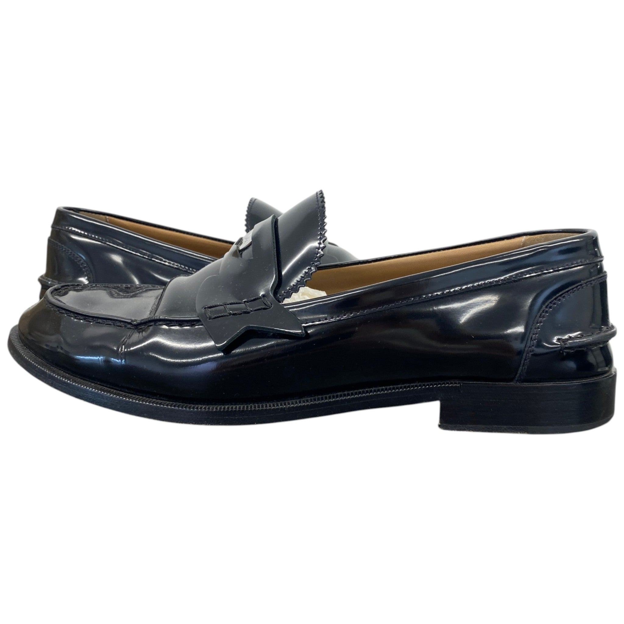 Men's Derby Loafers Black Size EU 42.5 / UK 8.5