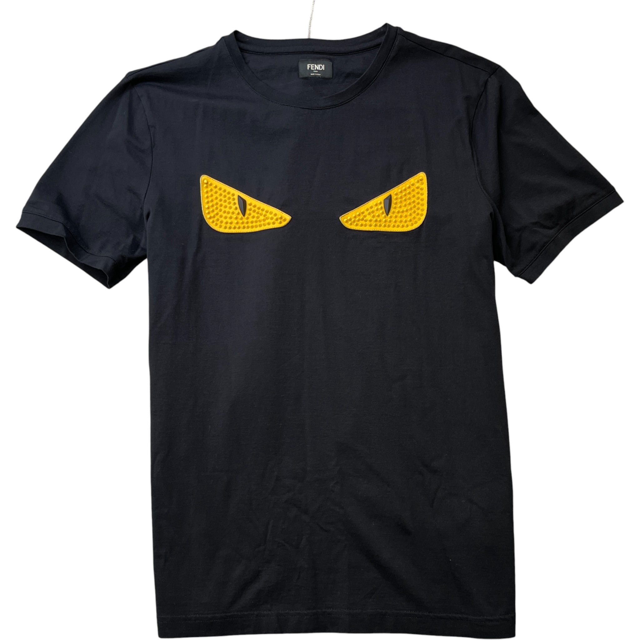 Men's Monster Eyes T-Shirt Black Size IT 52 / UK XL