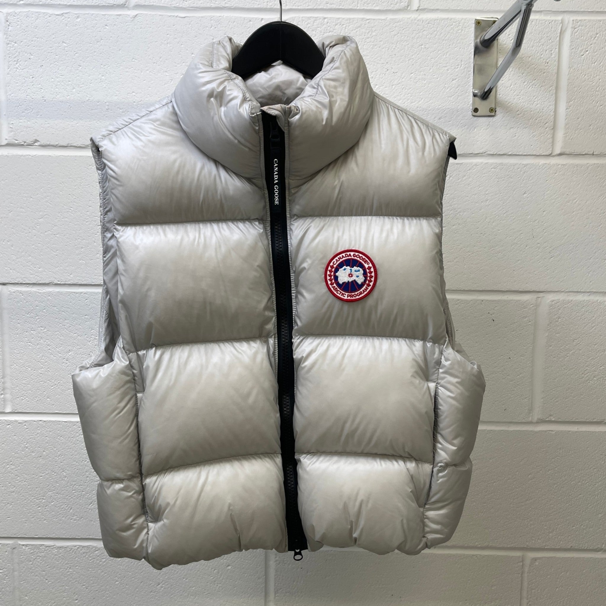 Women's Cypress Puffer Vest Gilet Grey Size S