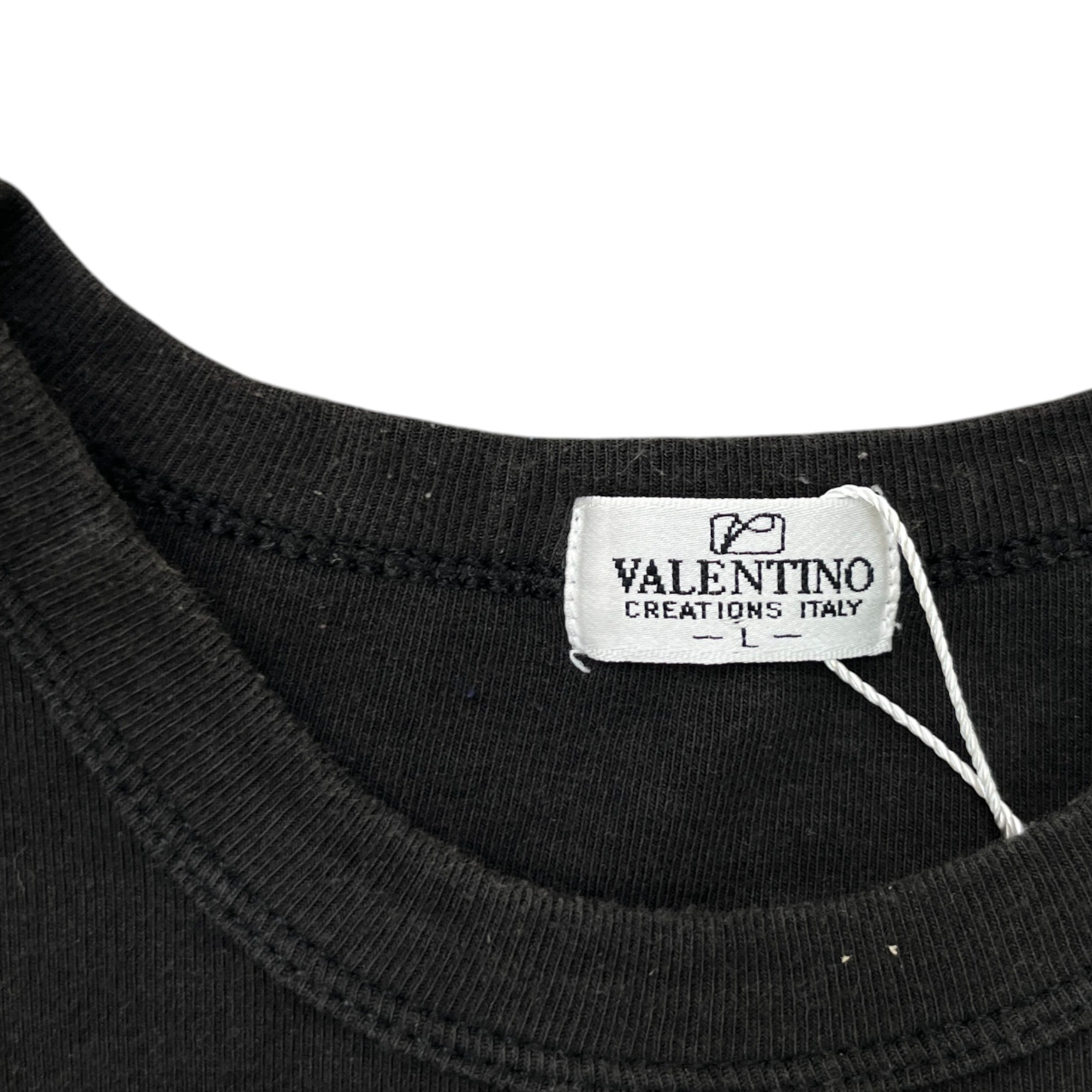 Men's Logo Print T-Shirt Black Size L