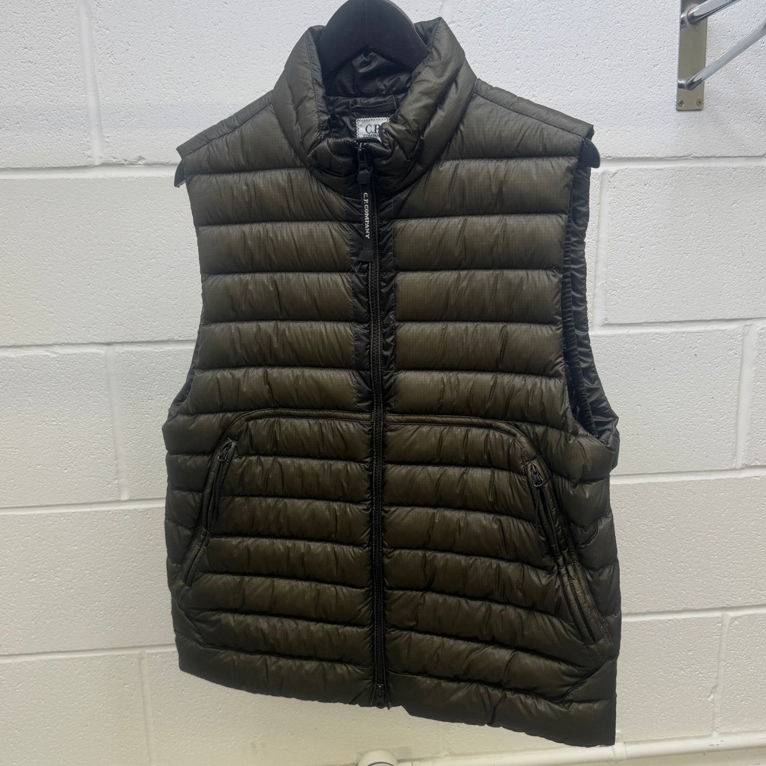 Men's D.D Shell Lens Gilet Khaki Size M