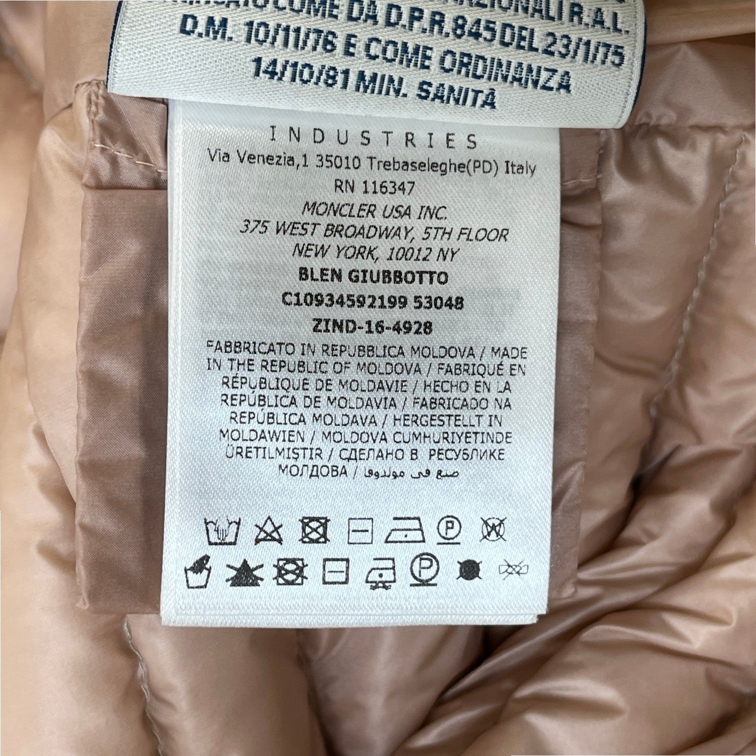Women's Blen Down Jacket Cream Size 0 / UK 4