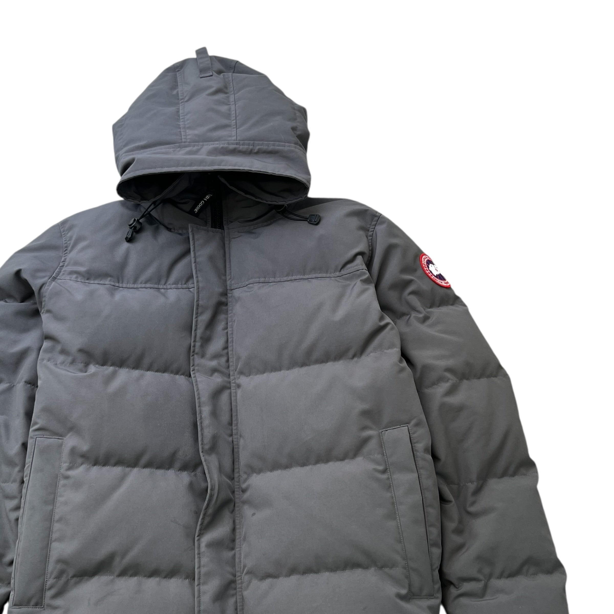 Men's Macmillan Parka Down Jacket Grey Size XXL