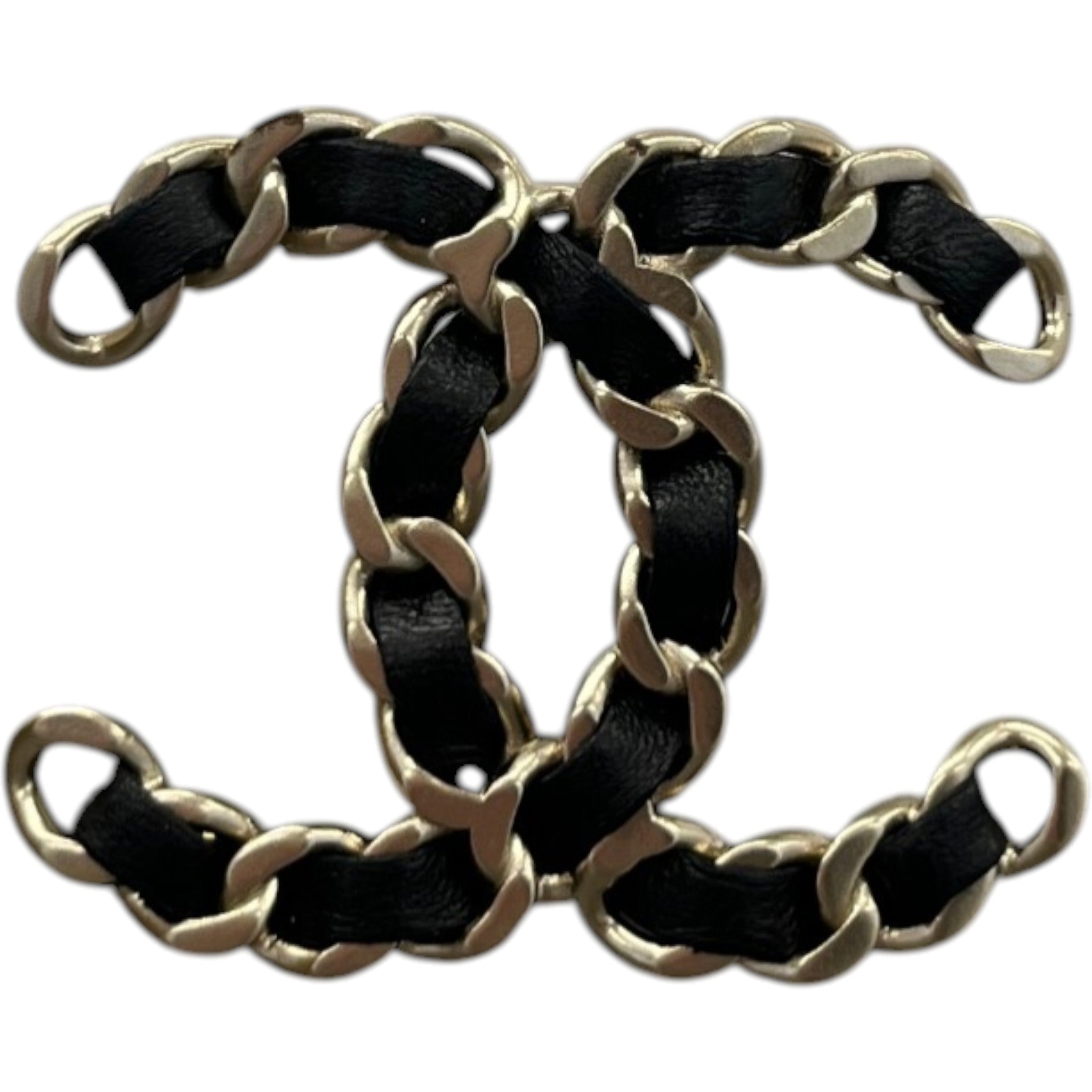 Women's Cc Brooch Black