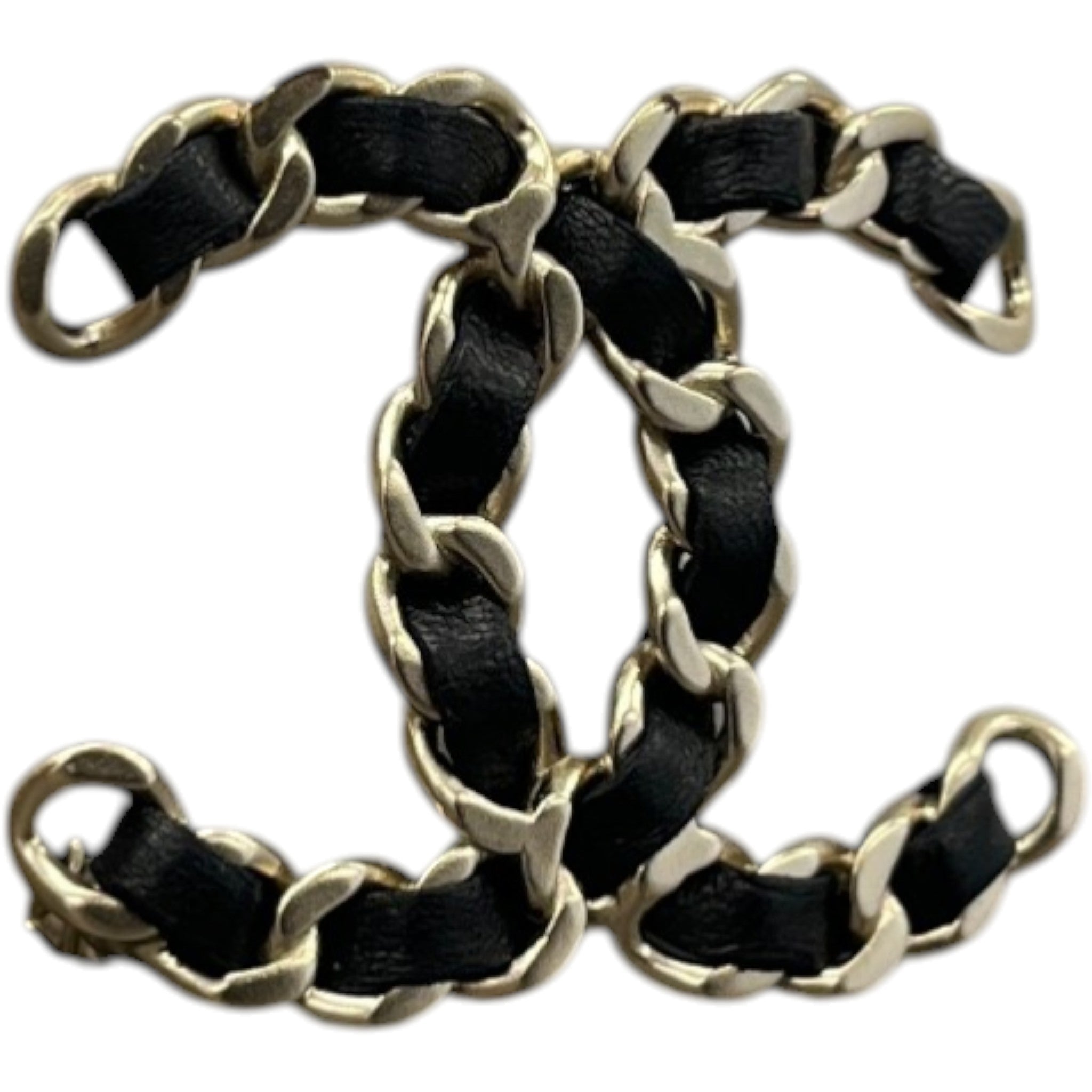 Women's Cc Brooch Black