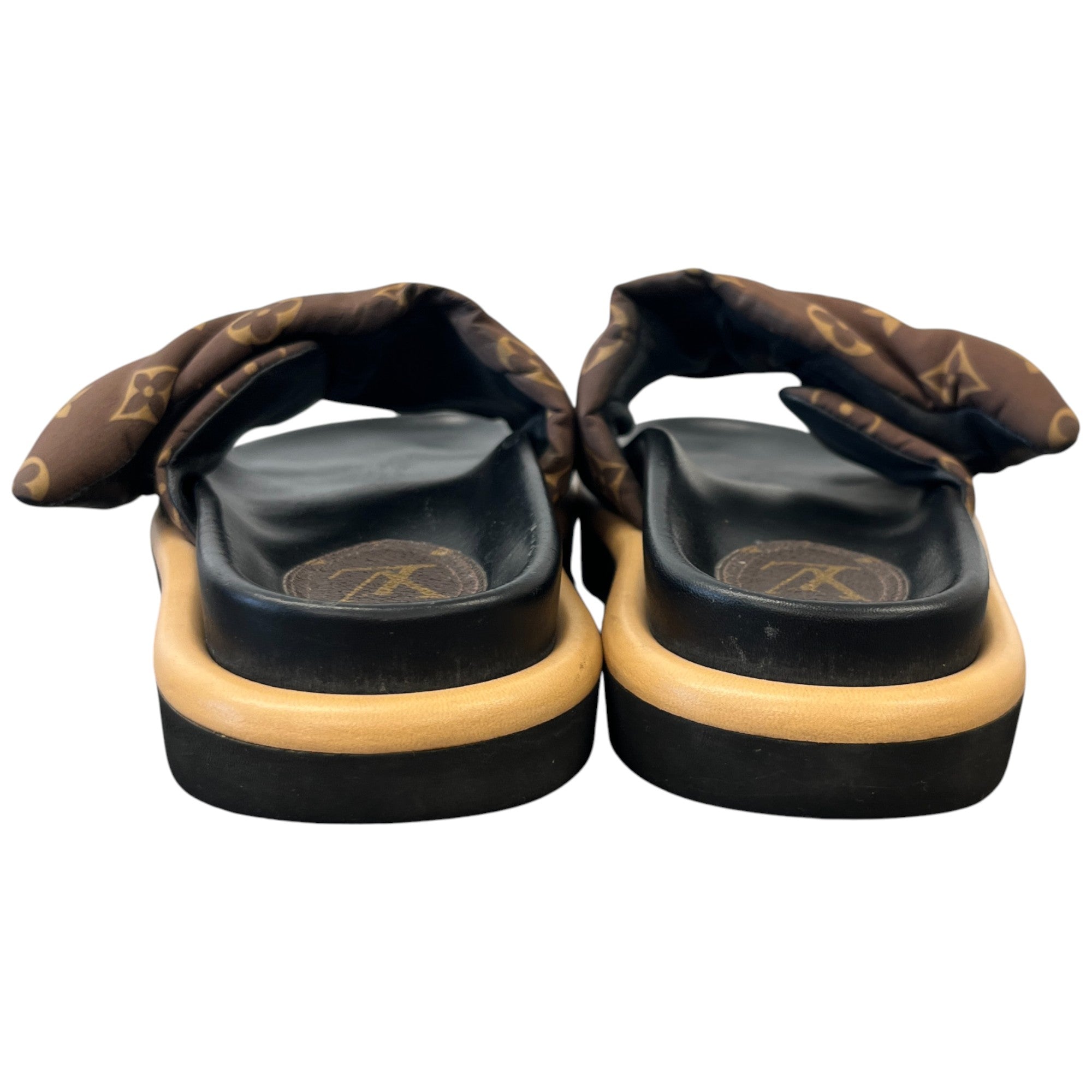 Women's Monogram Pool Pillow Slides Brown Size EU 36 / UK 3