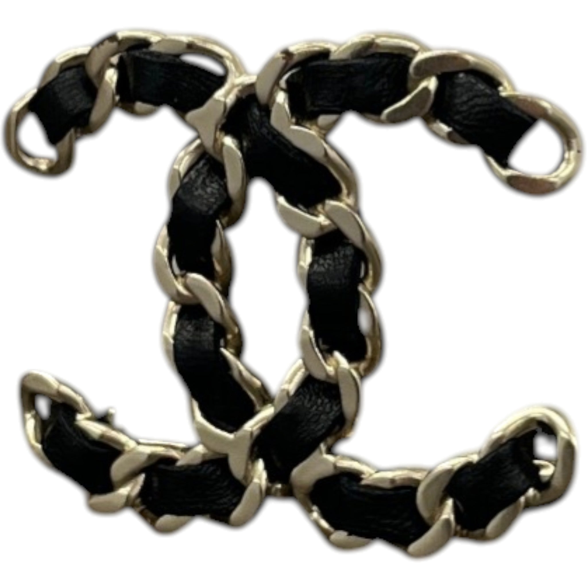Women's Cc Brooch Black