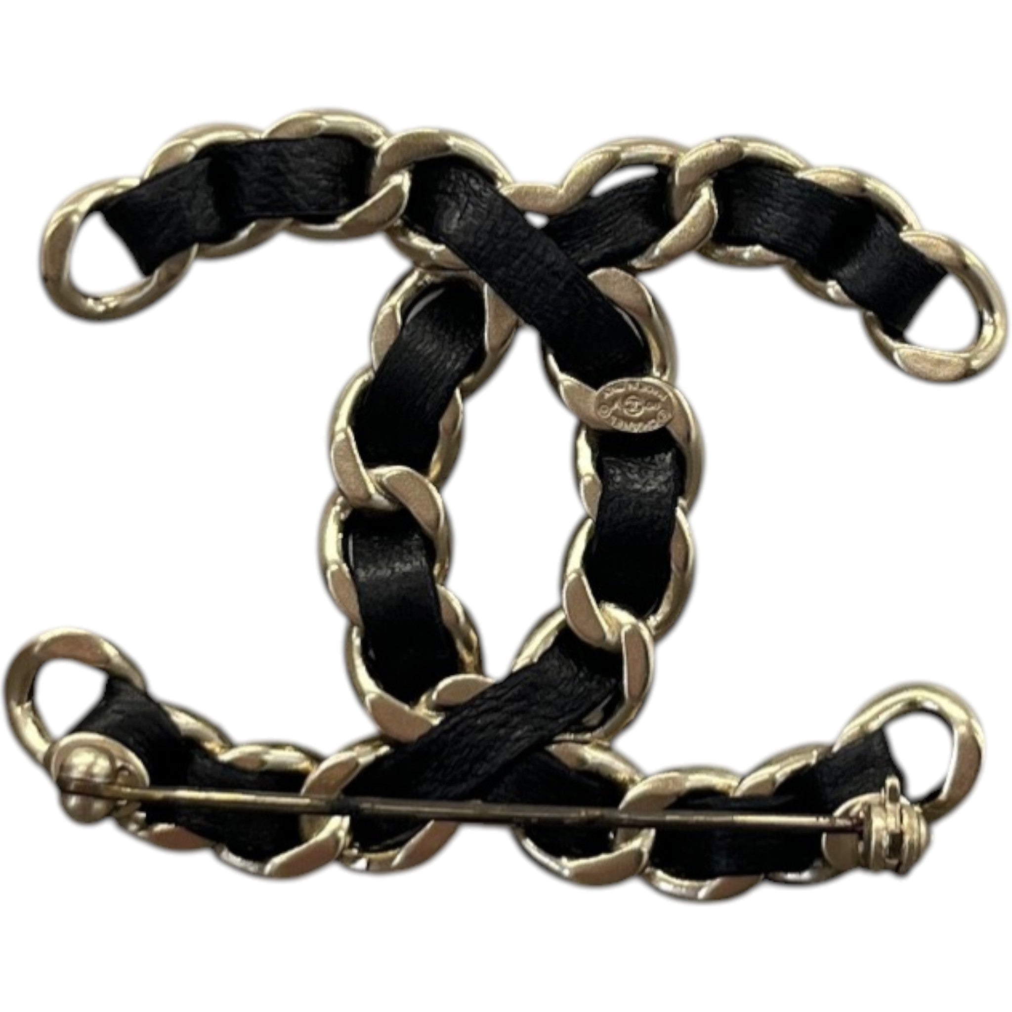 Women's Cc Brooch Black