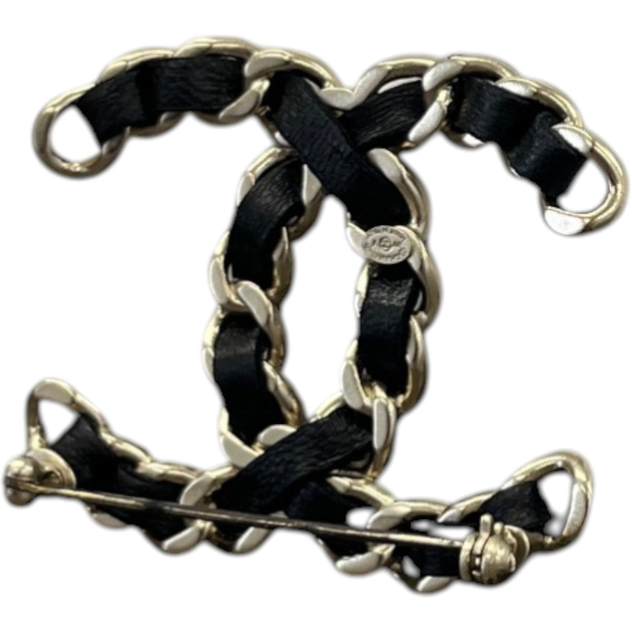 Women's Cc Brooch Black