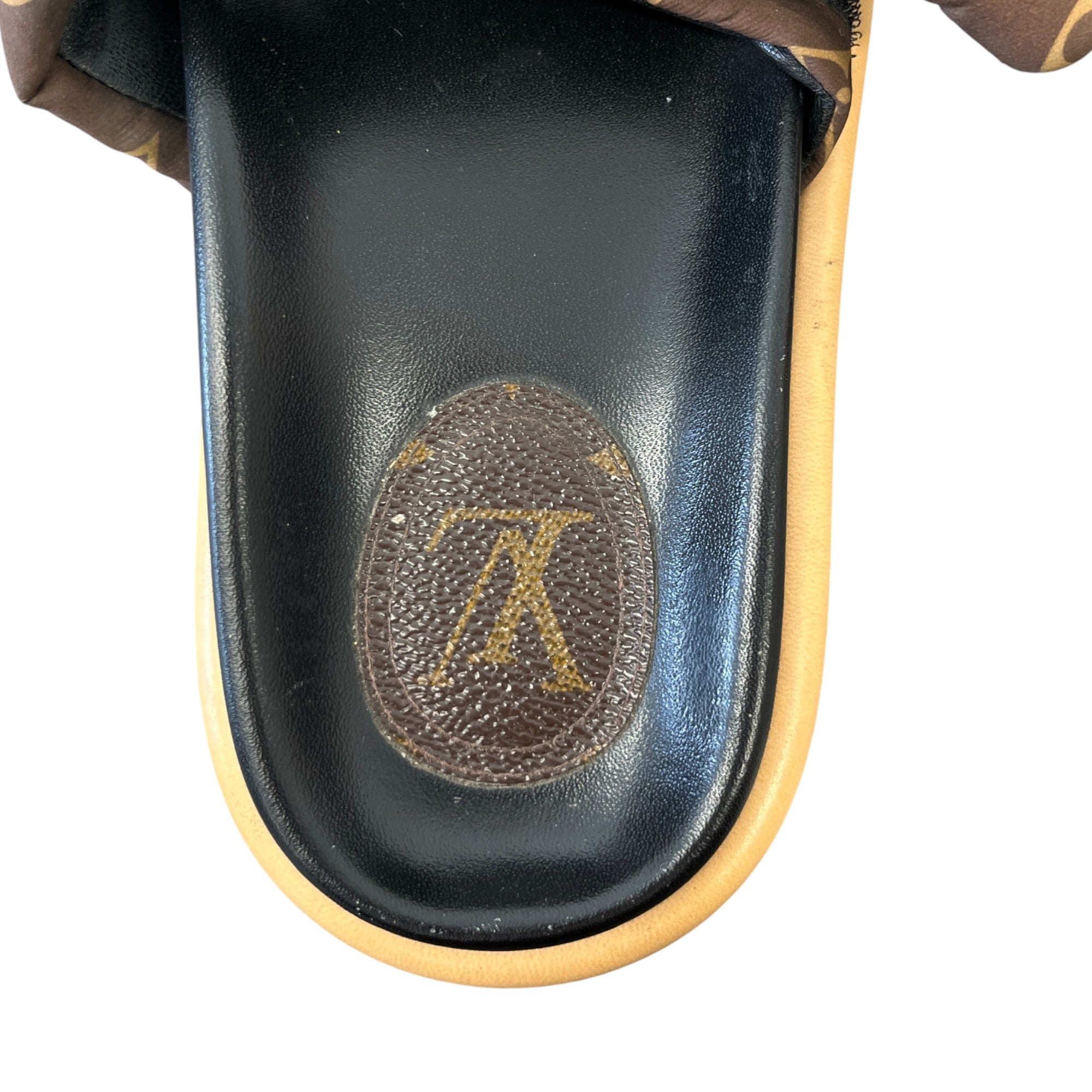 Women's Monogram Pool Pillow Slides Brown Size EU 36 / UK 3