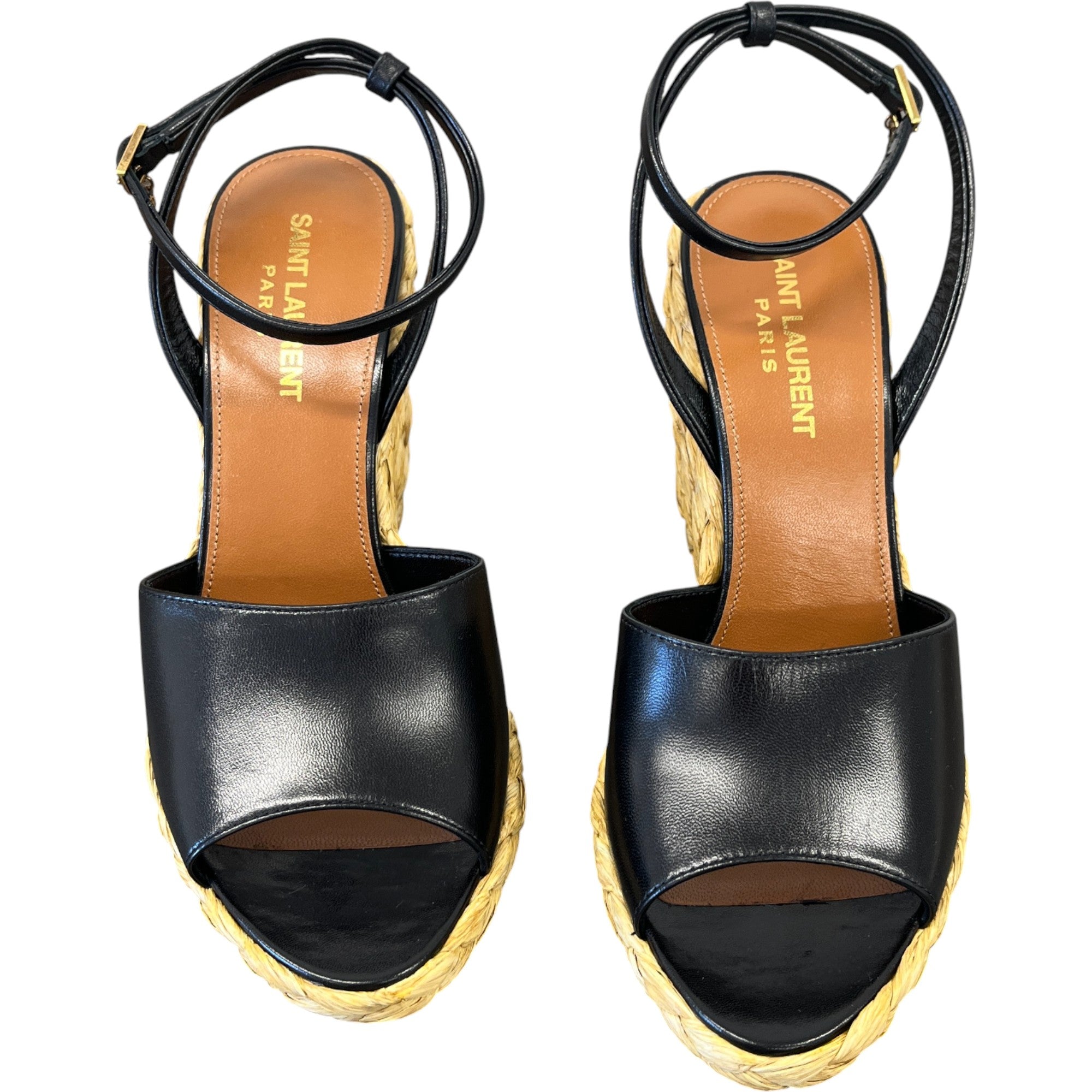 Women's Paloma 95 Espadrille Wedge Heels Black Size EU 37 / UK 4