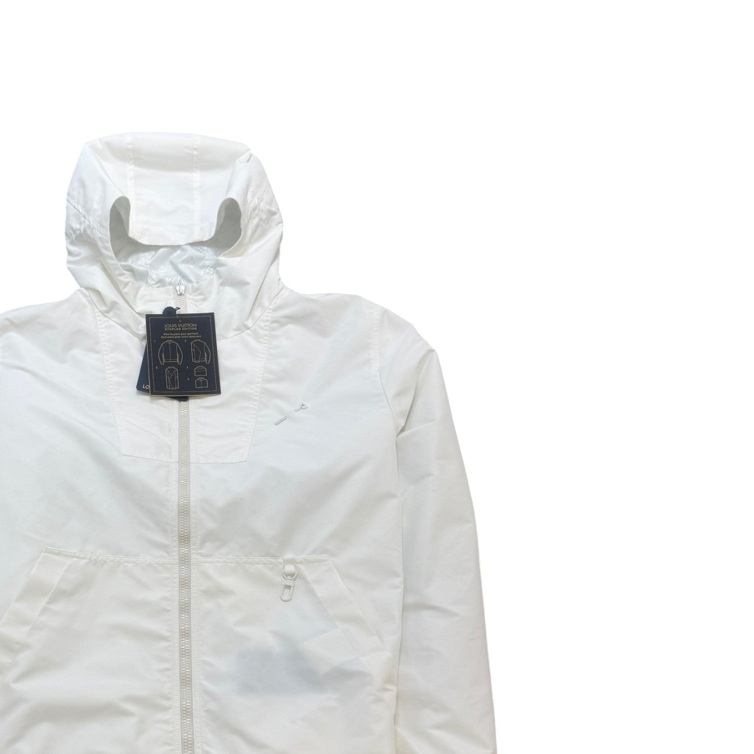 Men's Reversible Monogram Windbreaker White Size IT 54 / XXL
