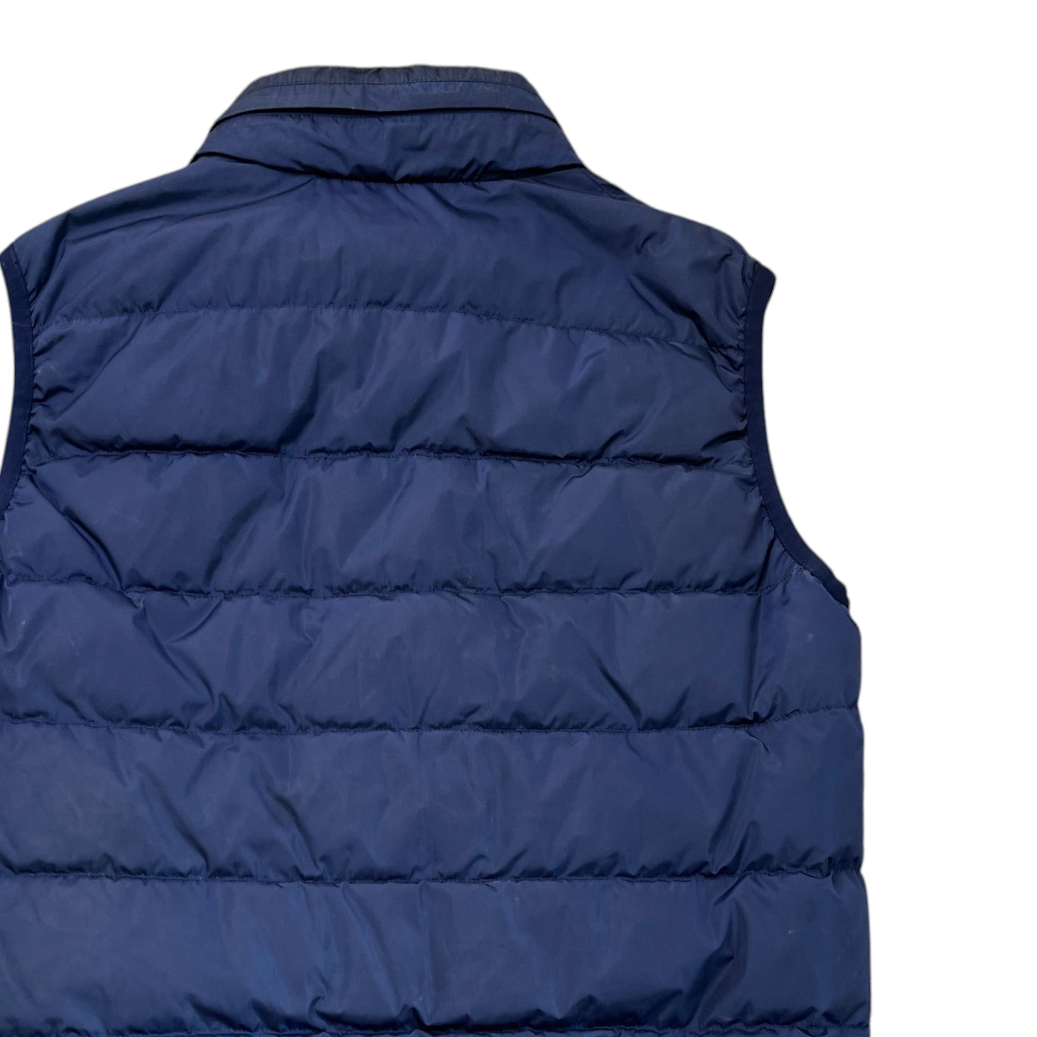 Men's Logo Patch Gg Monogram Gilet Navy Size IT 44 / XS