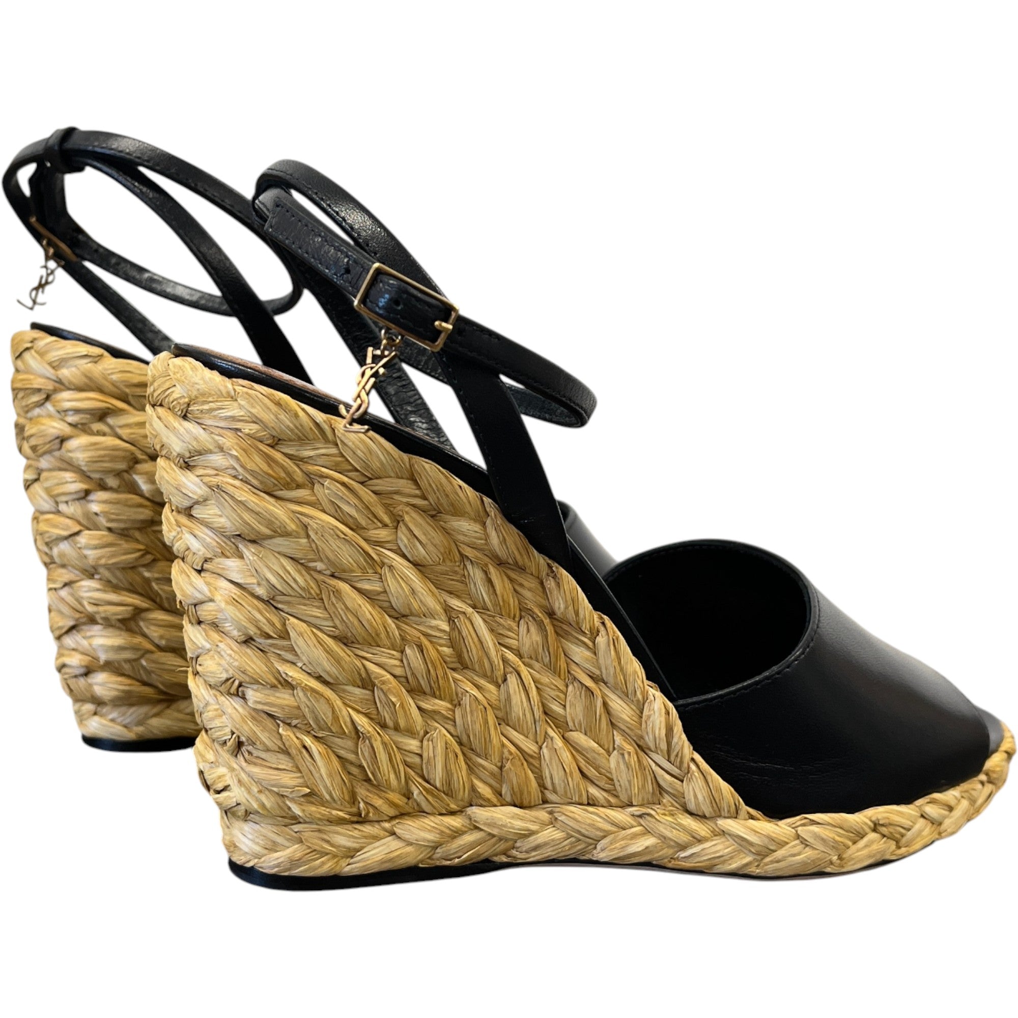 Women's Paloma 95 Espadrille Wedge Heels Black Size EU 37 / UK 4