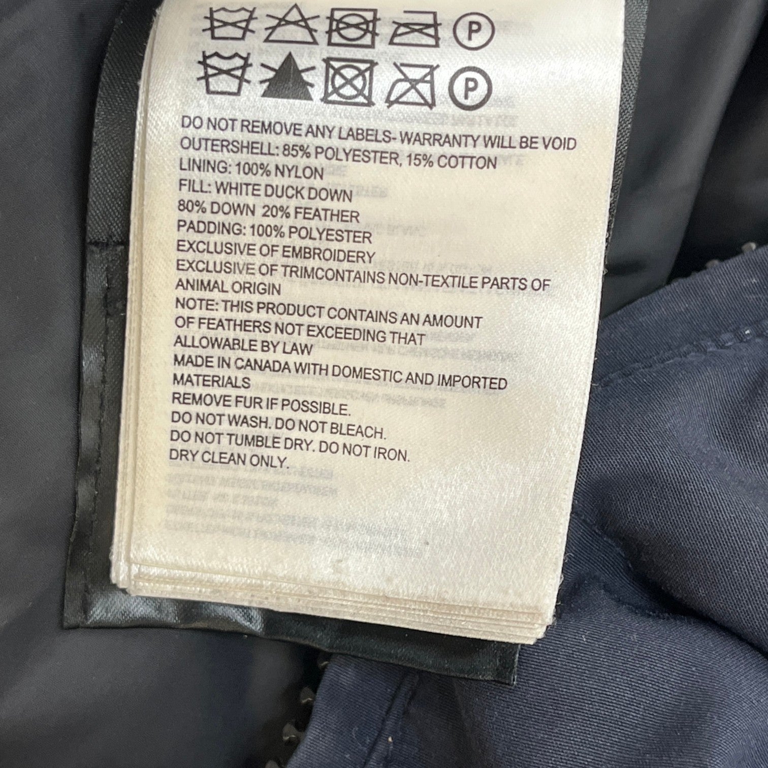 Women's Chelsea Down Jacket Navy Size M