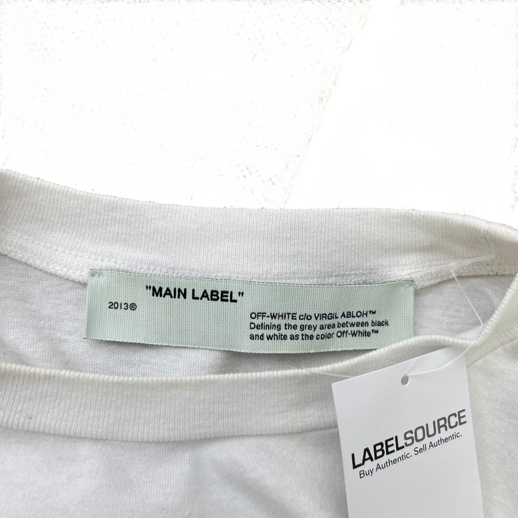 Men's Tape Arrows T-Shirt White Size XS