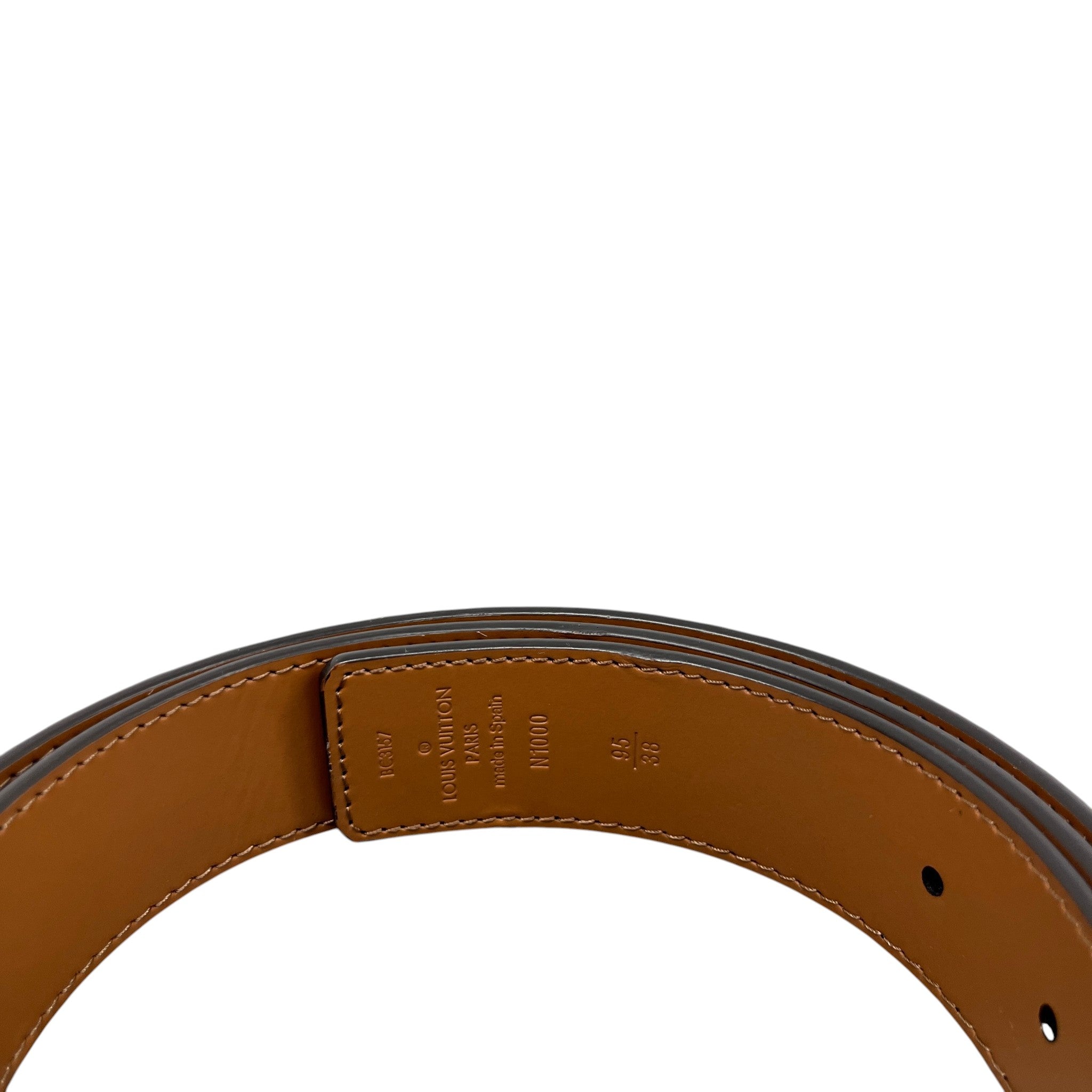 Men's Studded Lv Belt Black Size Waist 32"
