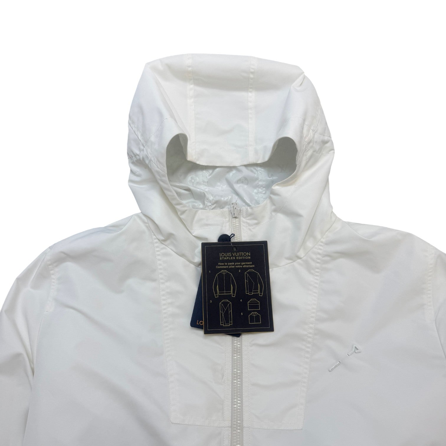 Men's Reversible Monogram Windbreaker White Size IT 54 / XXL