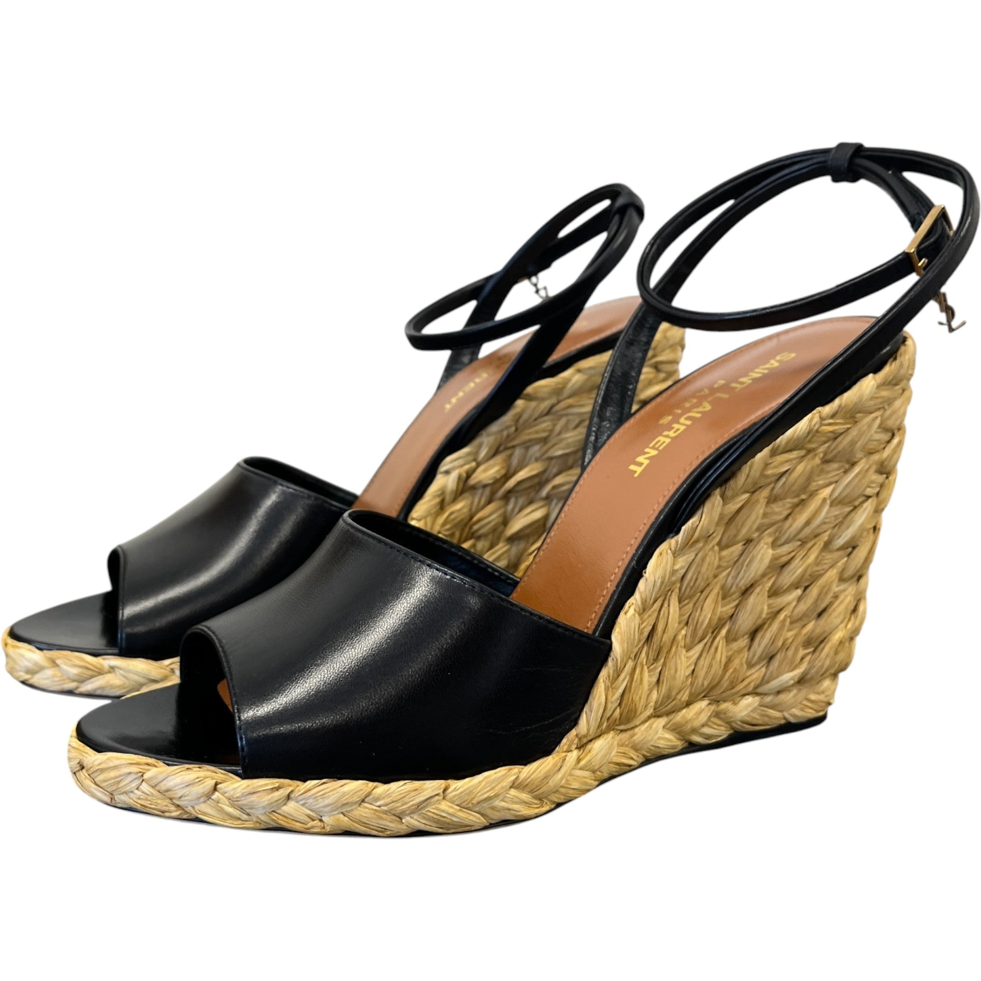 Women's Paloma 95 Espadrille Wedge Heels Black Size EU 37 / UK 4