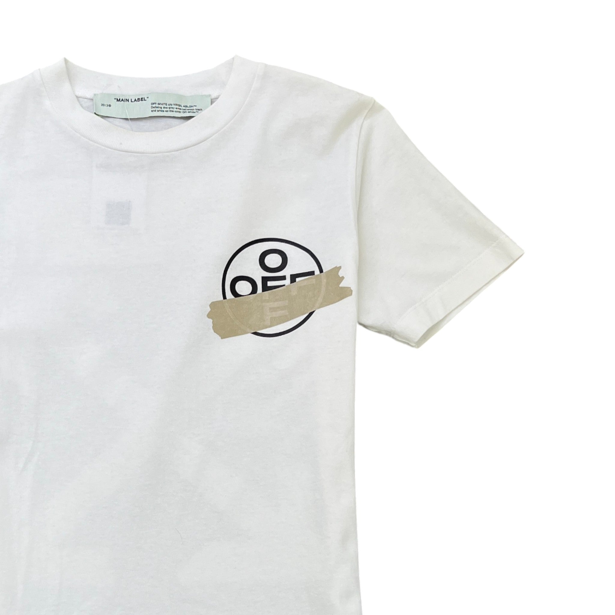 Men's Tape Arrows T-Shirt White Size XS