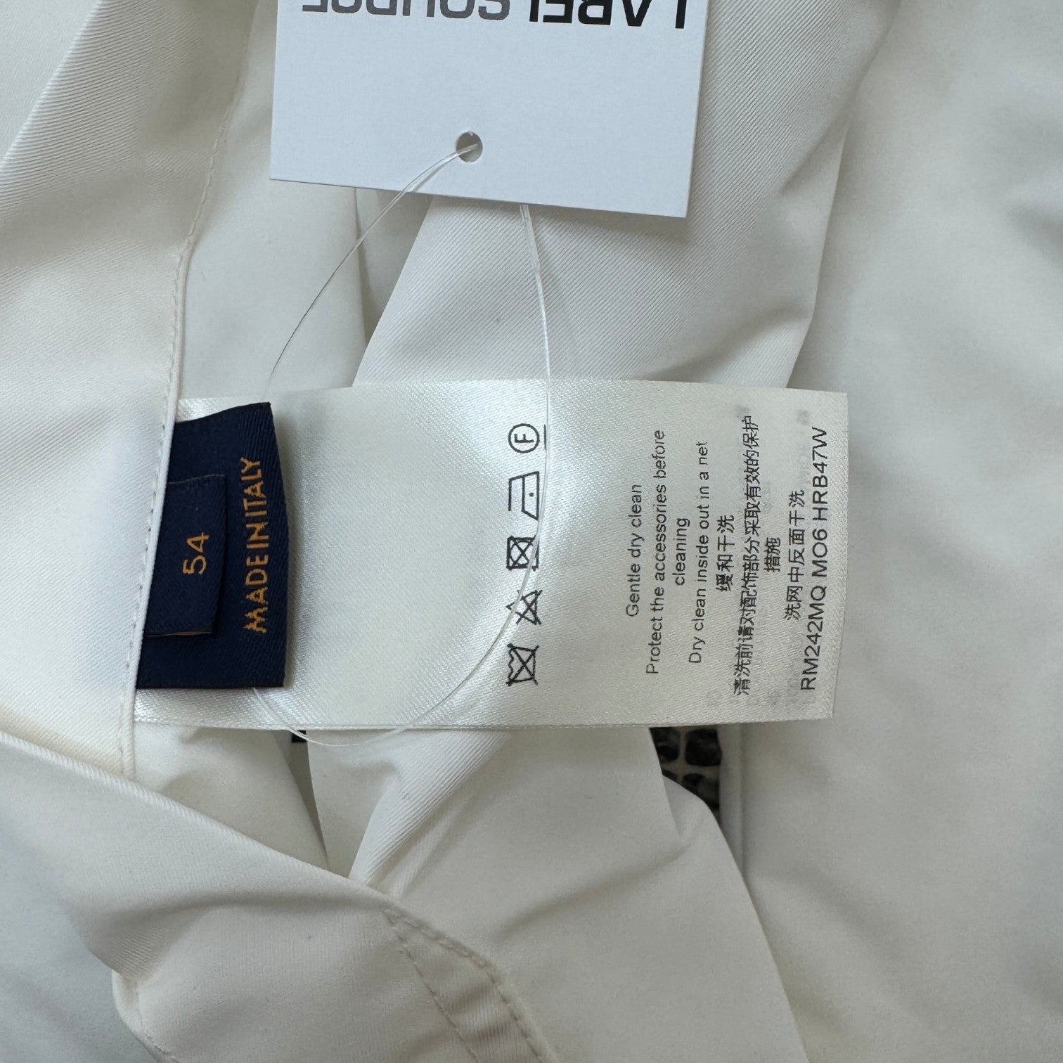 Men's Reversible Monogram Windbreaker White Size IT 54 / XXL