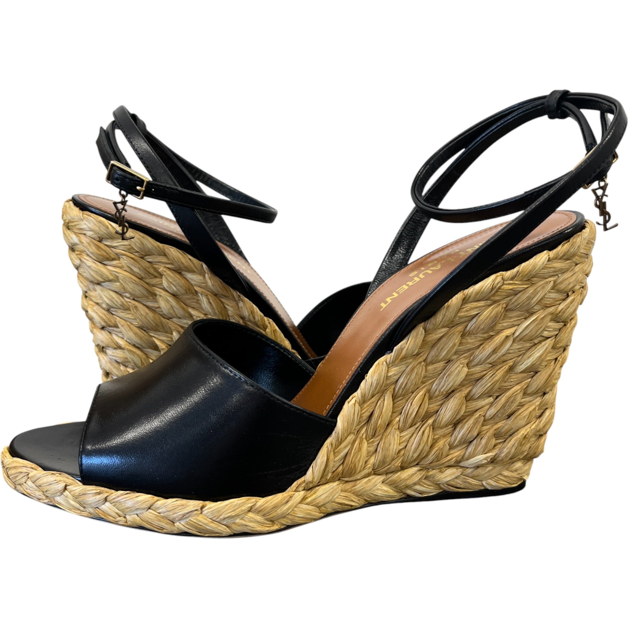 Women's Paloma 95 Espadrille Wedge Heels Black Size EU 37 / UK 4