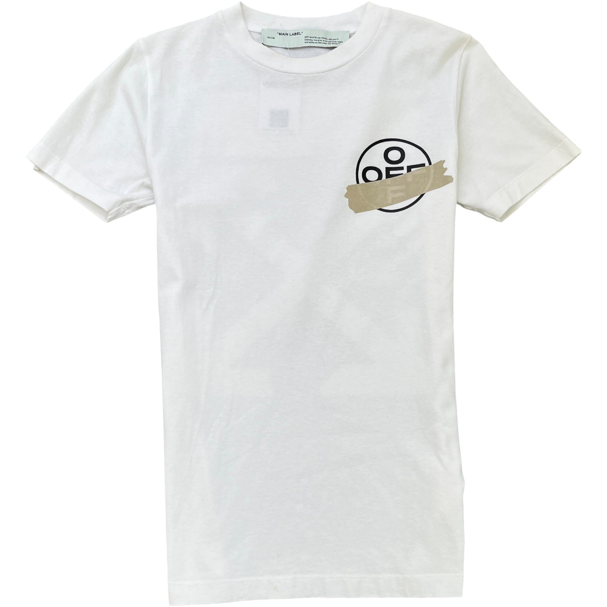 Men's Tape Arrows T-Shirt White Size XS