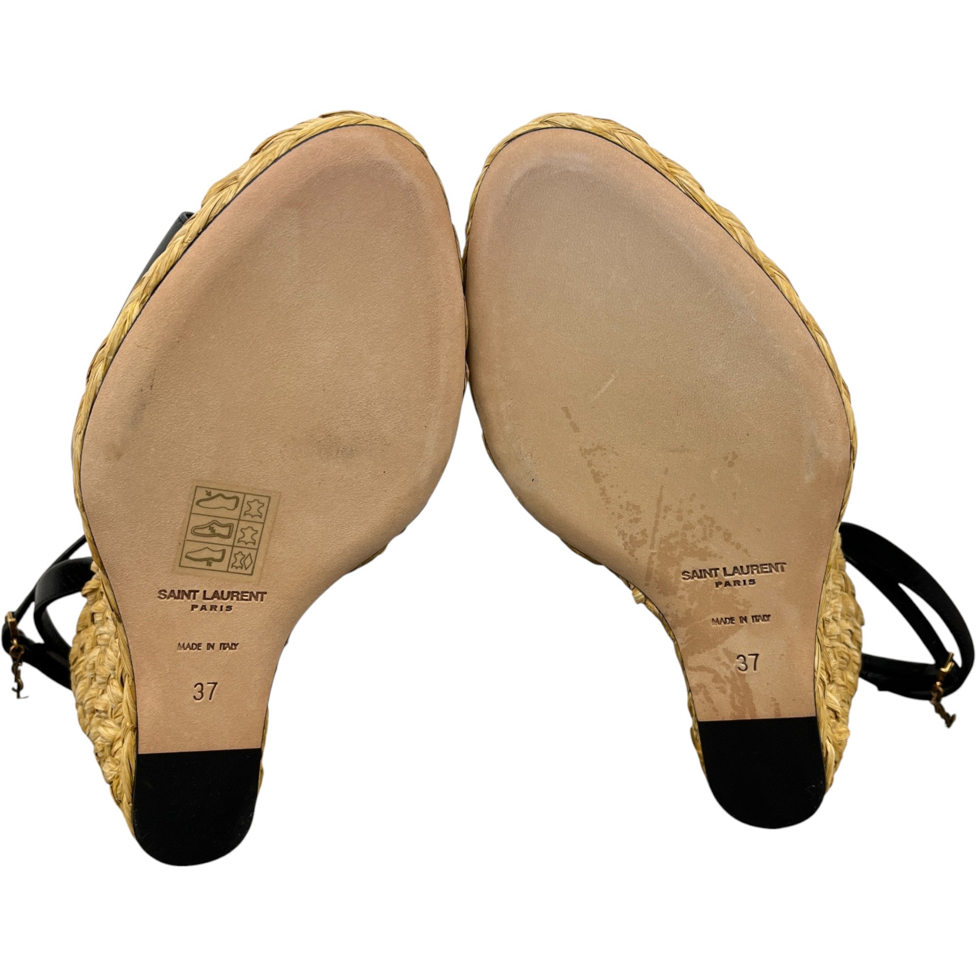 Women's Paloma 95 Espadrille Wedge Heels Black Size EU 37 / UK 4