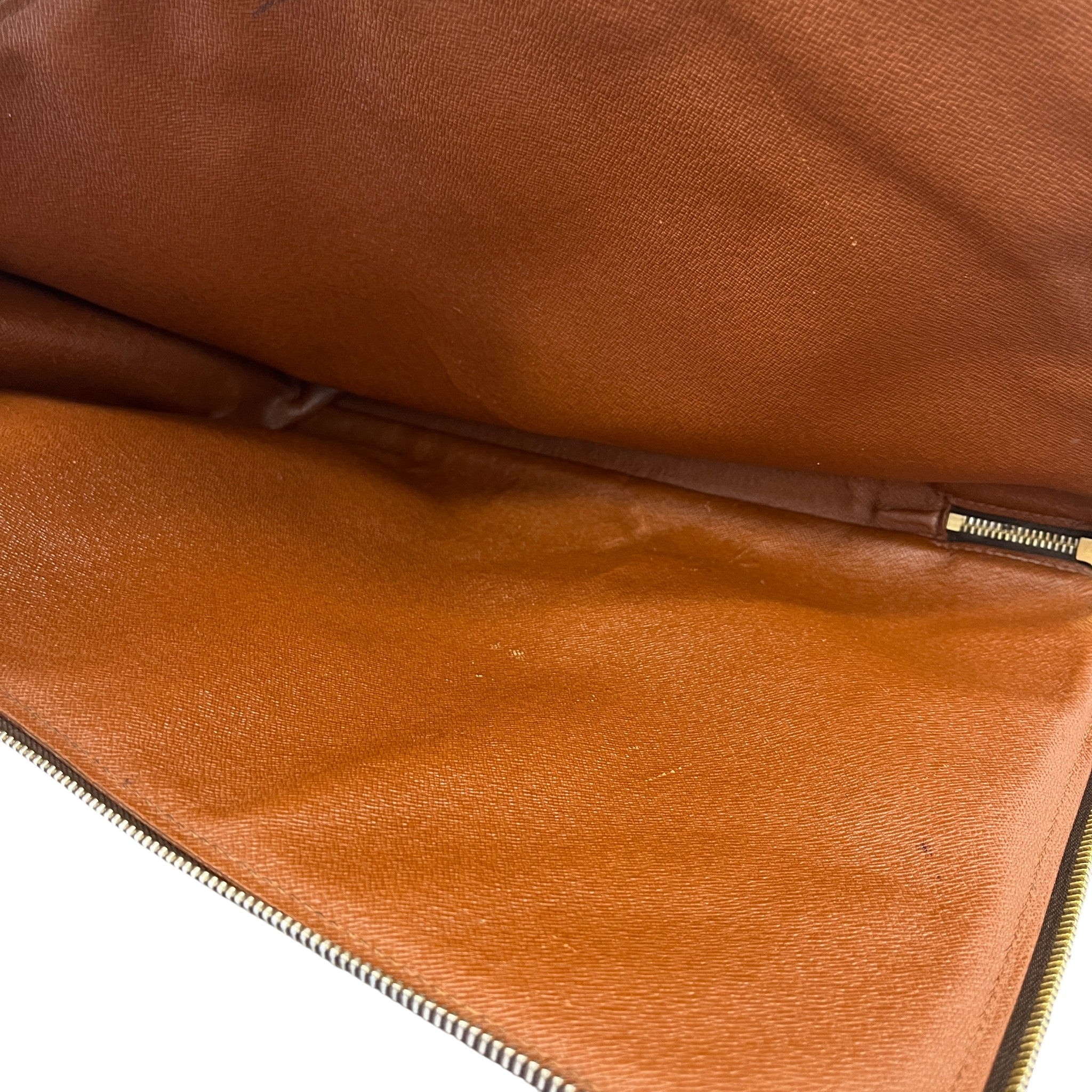 Men's Monogram Poche Documents Bag Brown