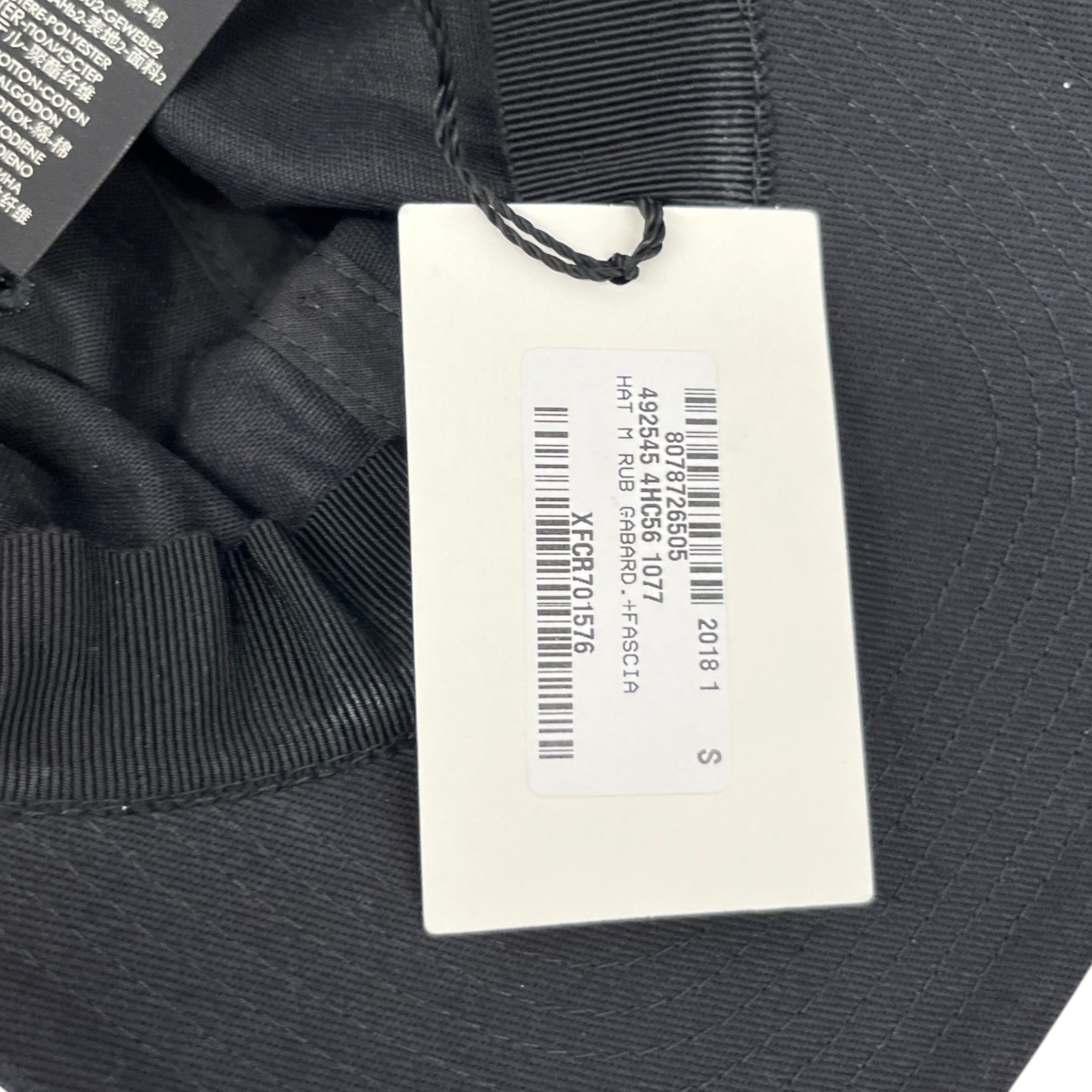 Women's Gabardine Headband Baseball Hat Black