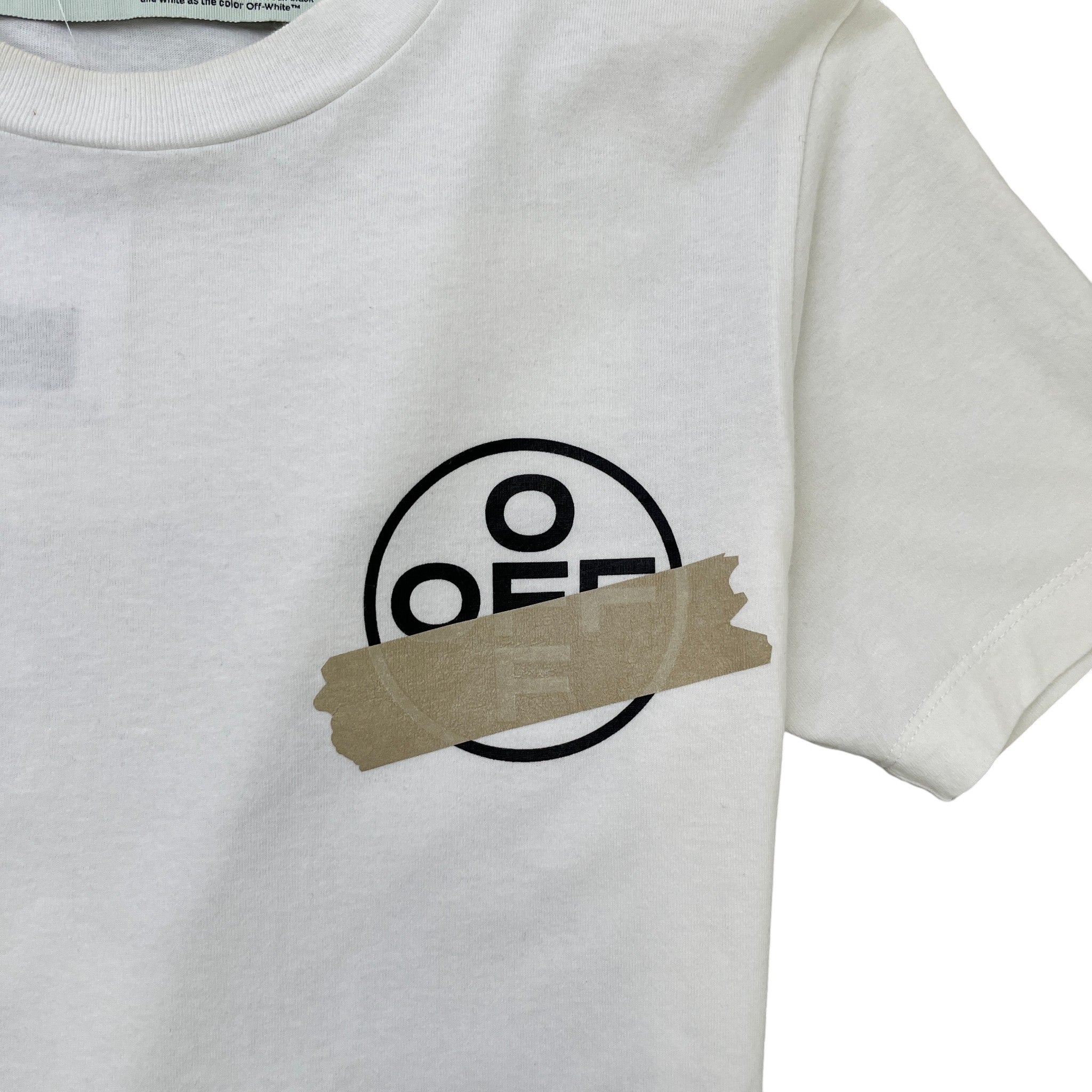 Men's Tape Arrows T-Shirt White Size XS