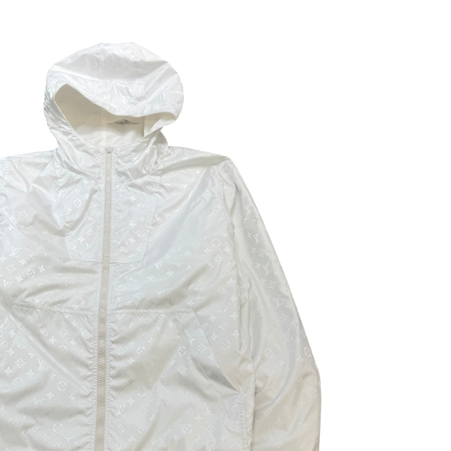 Men's Reversible Monogram Windbreaker White Size IT 54 / XXL