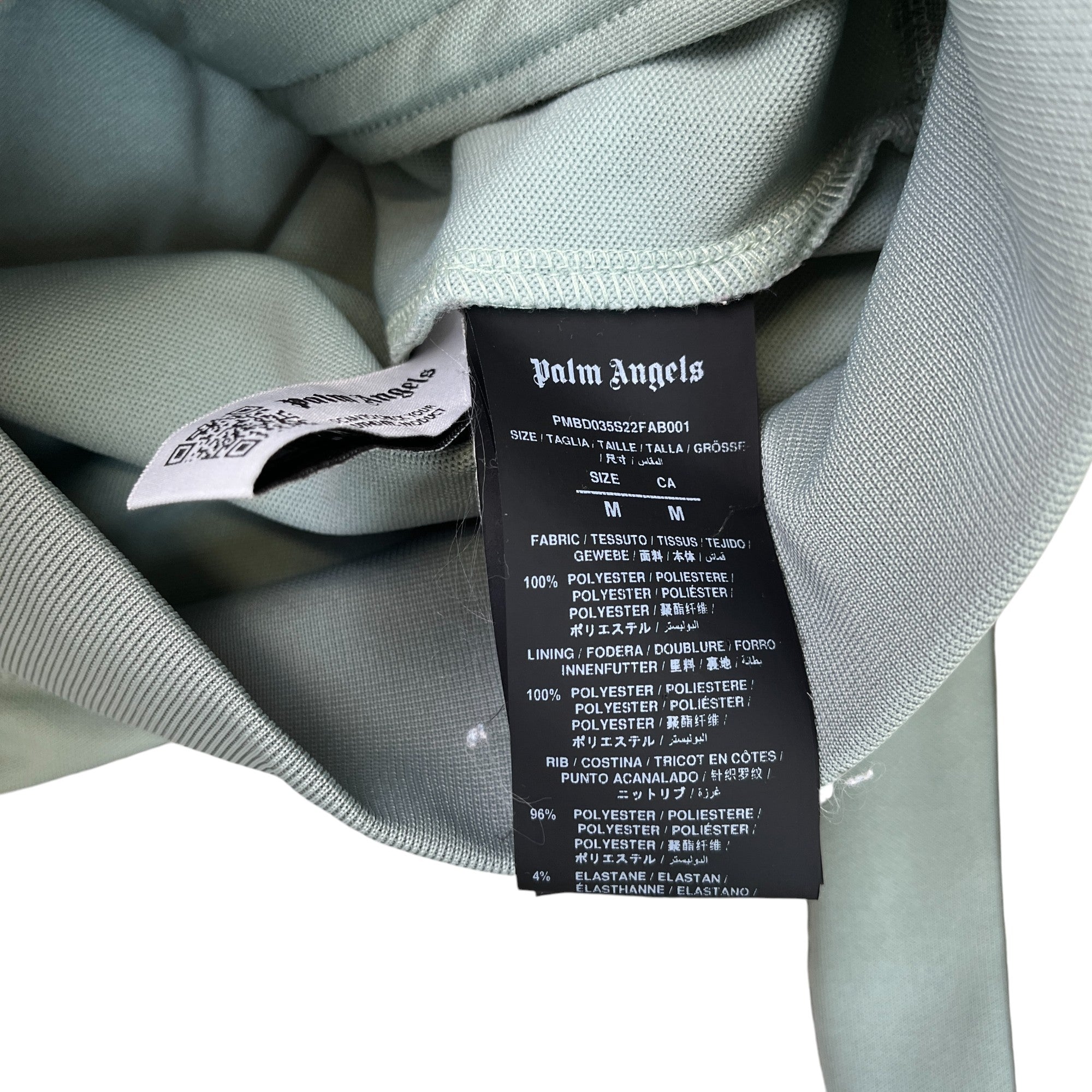 Men's Logo Print Track Jacket Blue Size M