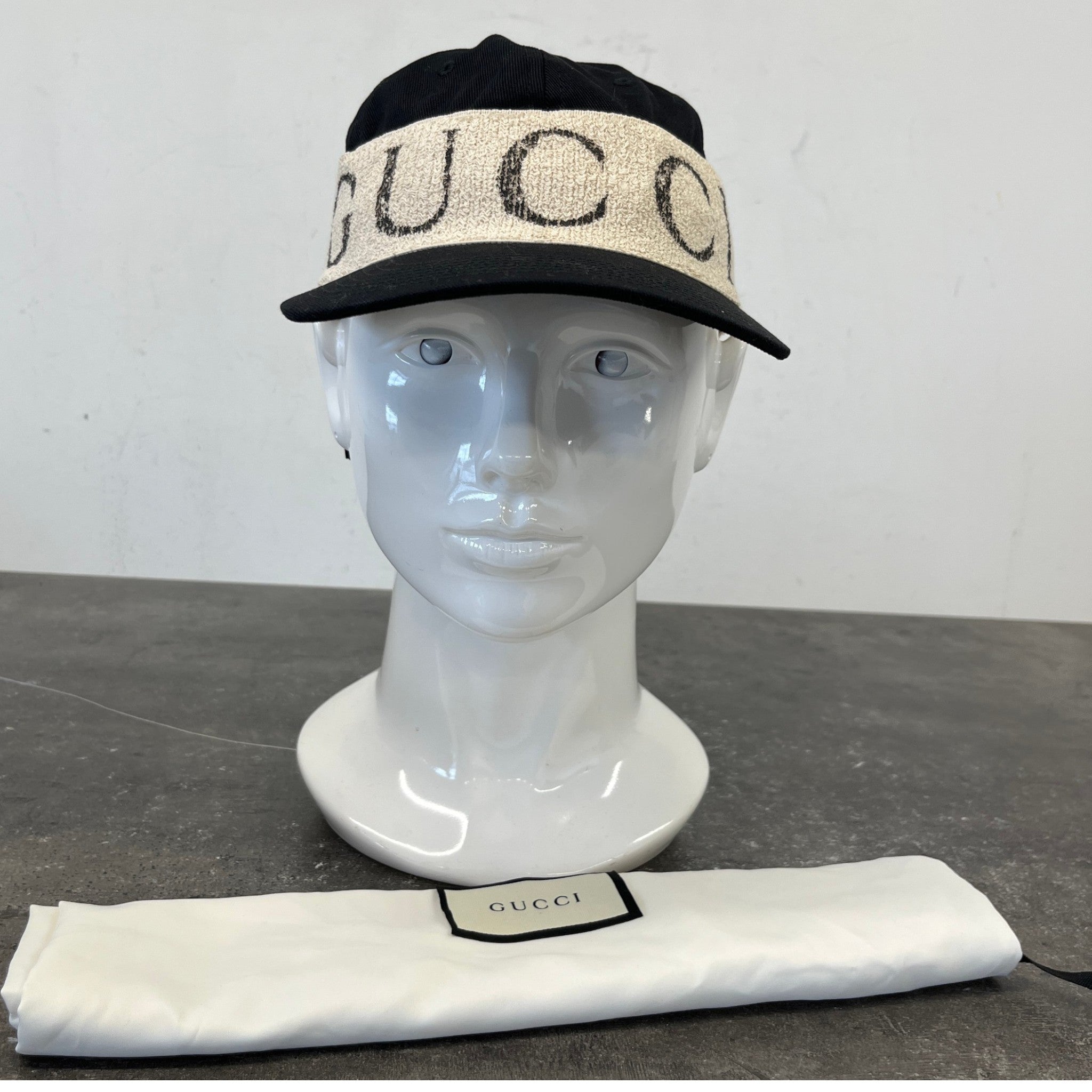 Women's Gabardine Headband Baseball Hat Black