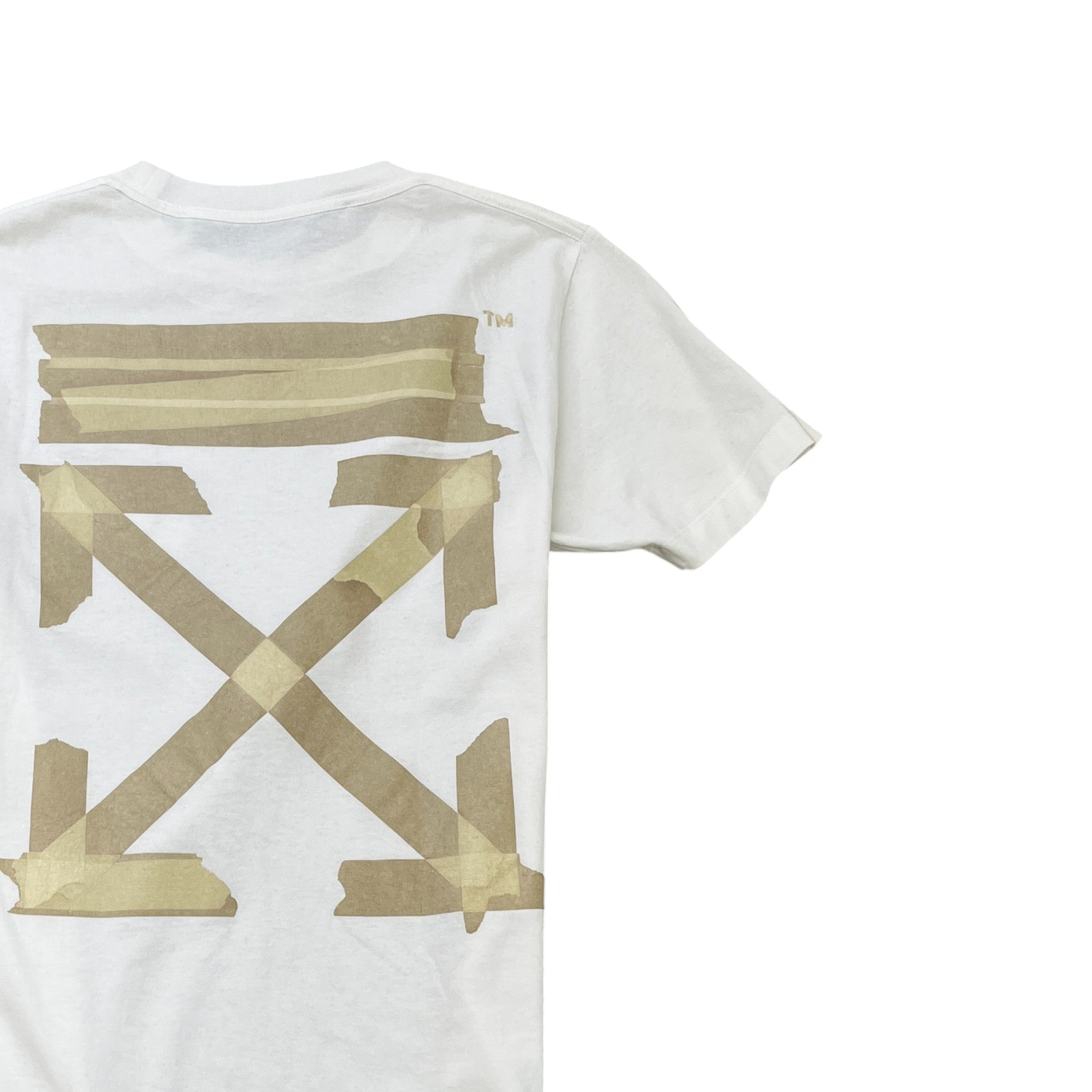 Men's Tape Arrows T-Shirt White Size XS
