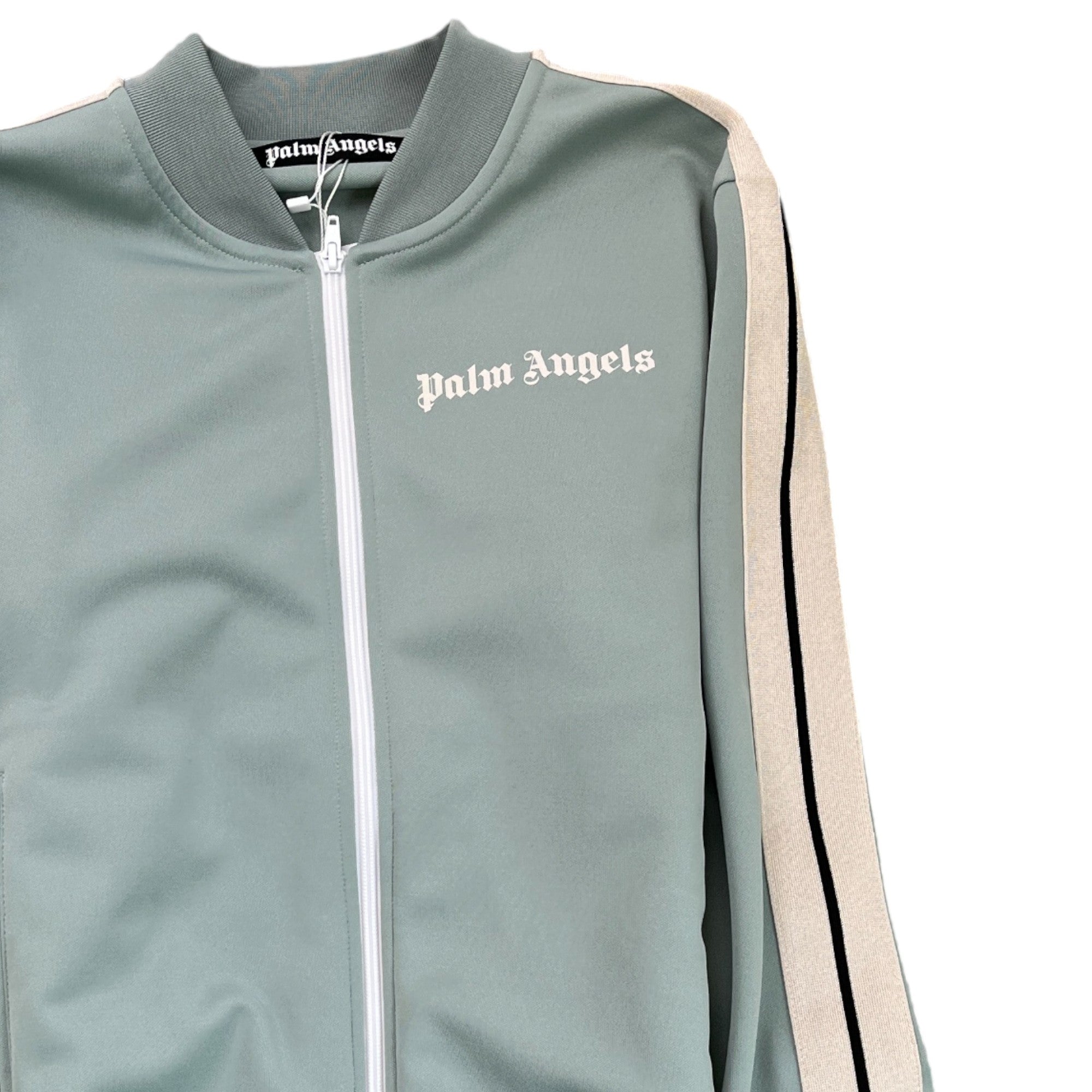 Men's Logo Print Track Jacket Blue Size M