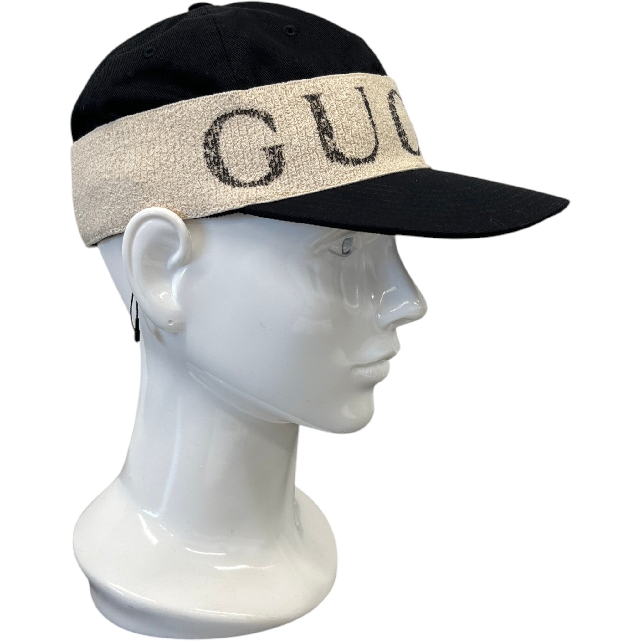 Women's Gabardine Headband Baseball Hat Black