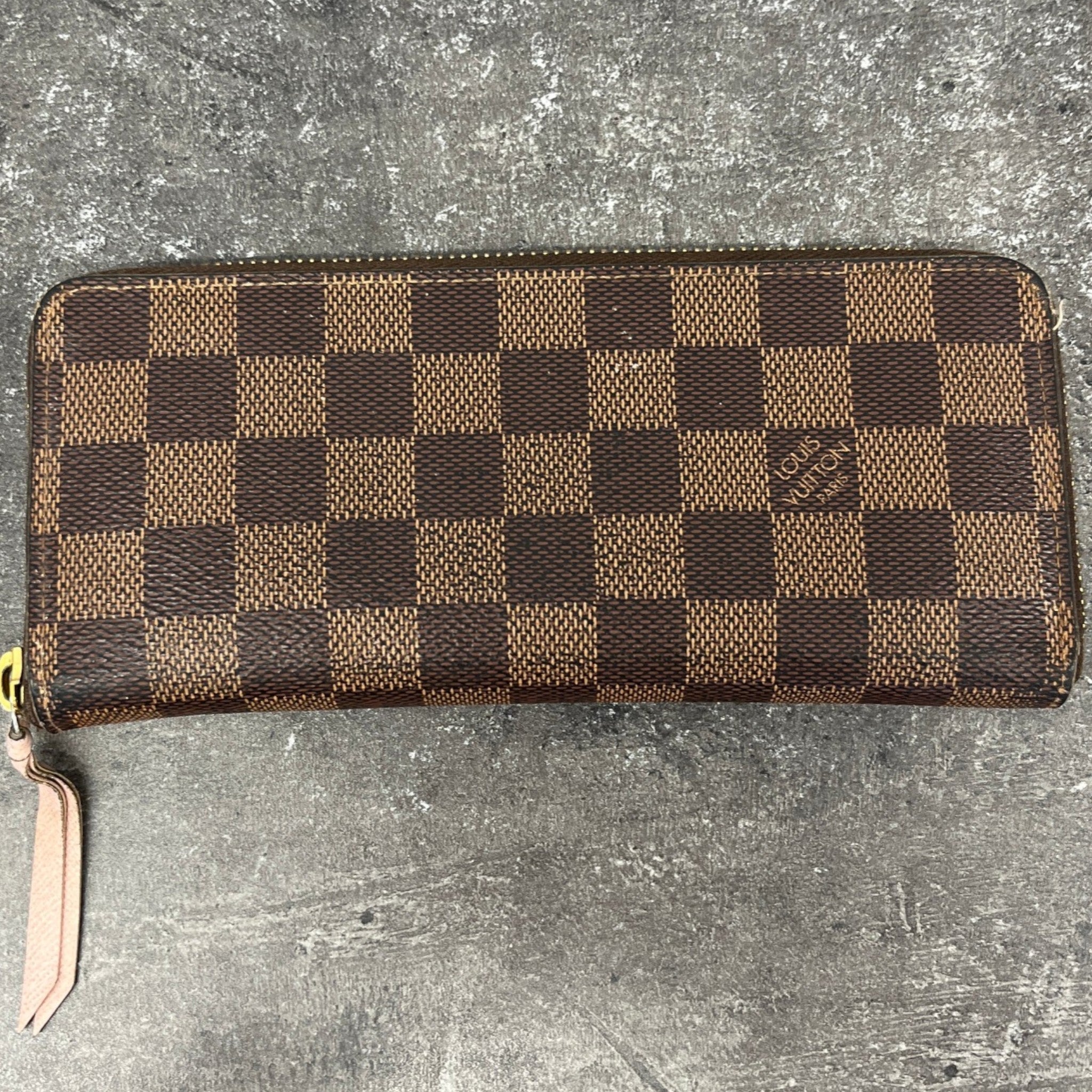 Women's Zippy Damier Ebene Purse Brown