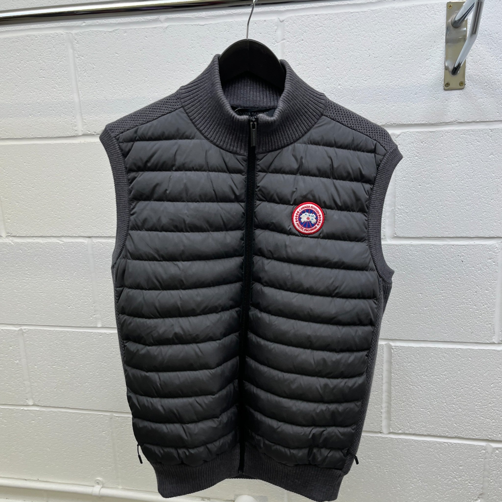 Men's Hybridge Gilet Grey Size L