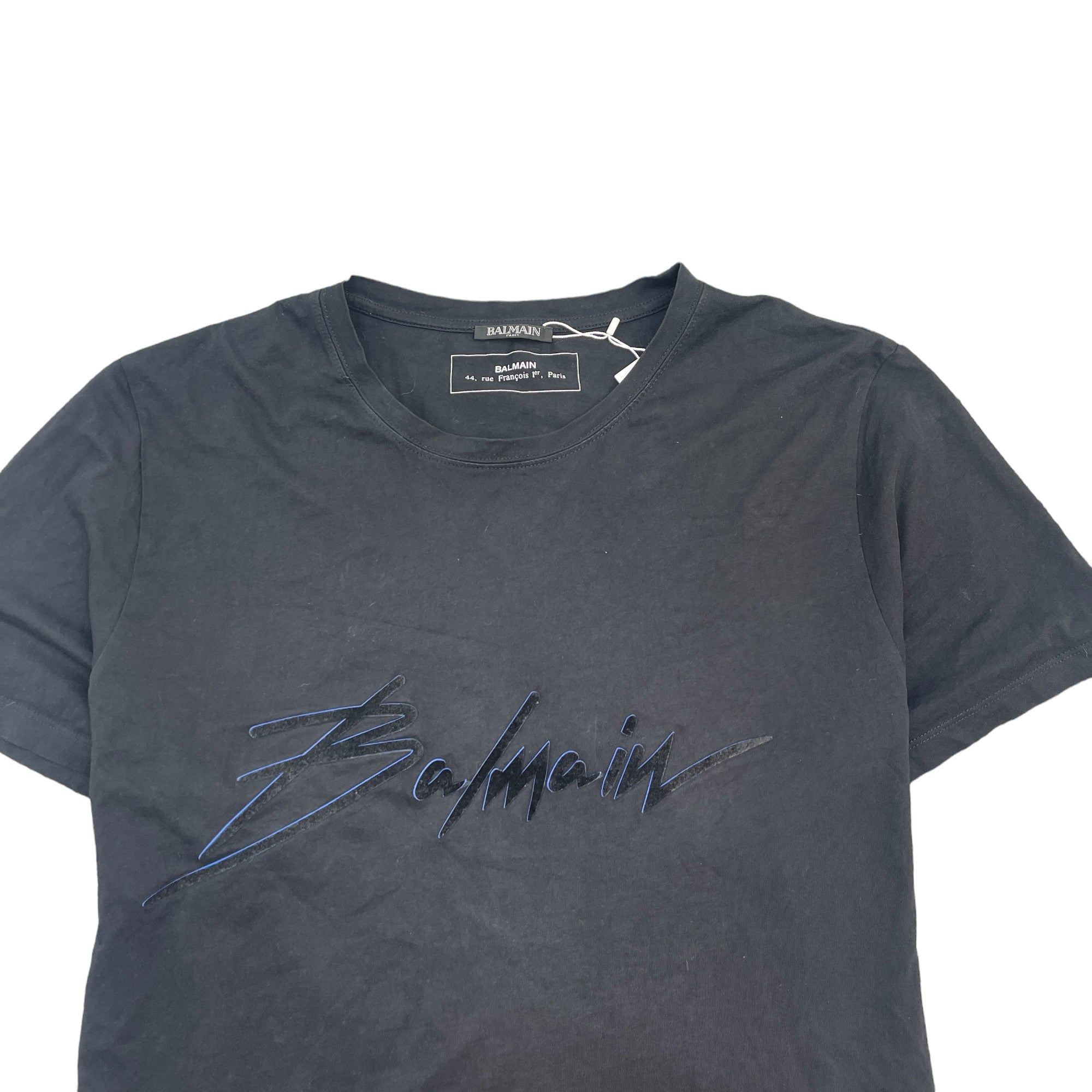 Men's Velvet Logo T-Shirt Black Size XXXL