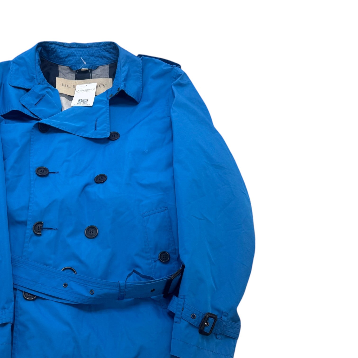 Men's Brit Trench Jacket Blue Size L