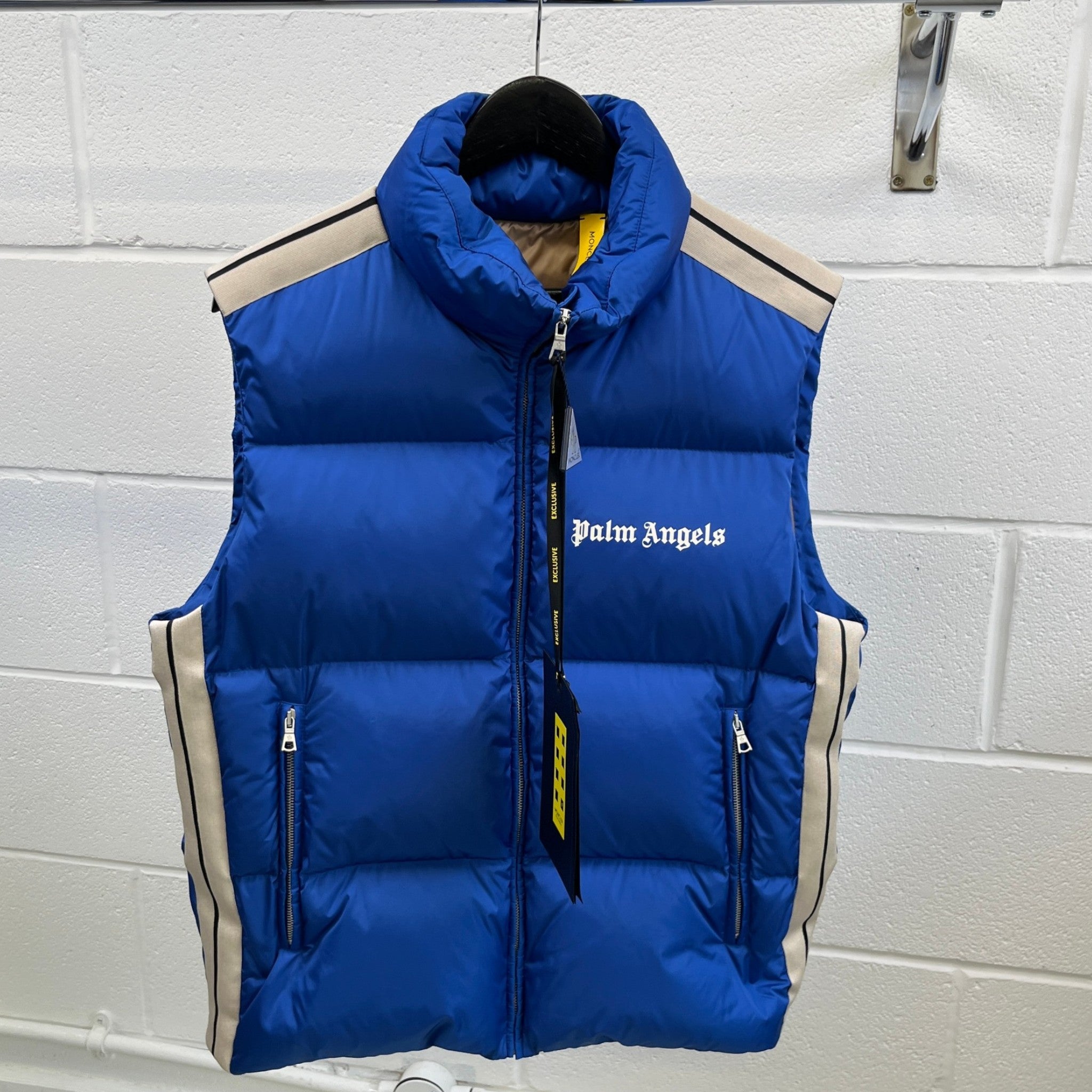 Men's Rodmar X Palm Angels Gilet Blue Size 1 / S