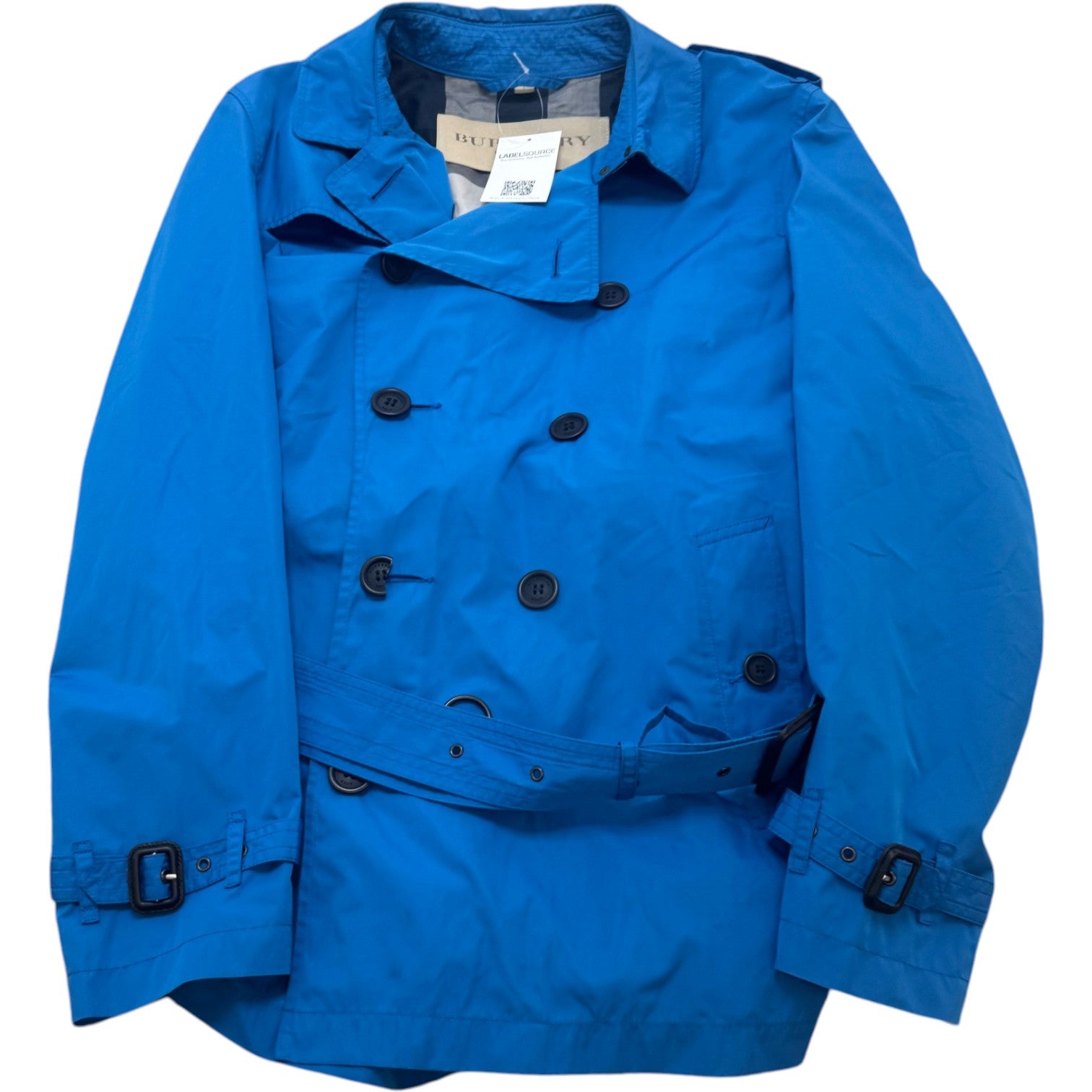 Men's Brit Trench Jacket Blue Size L